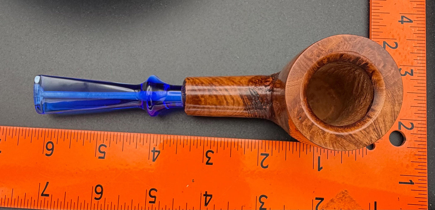 Handmade briar tobacco pipe