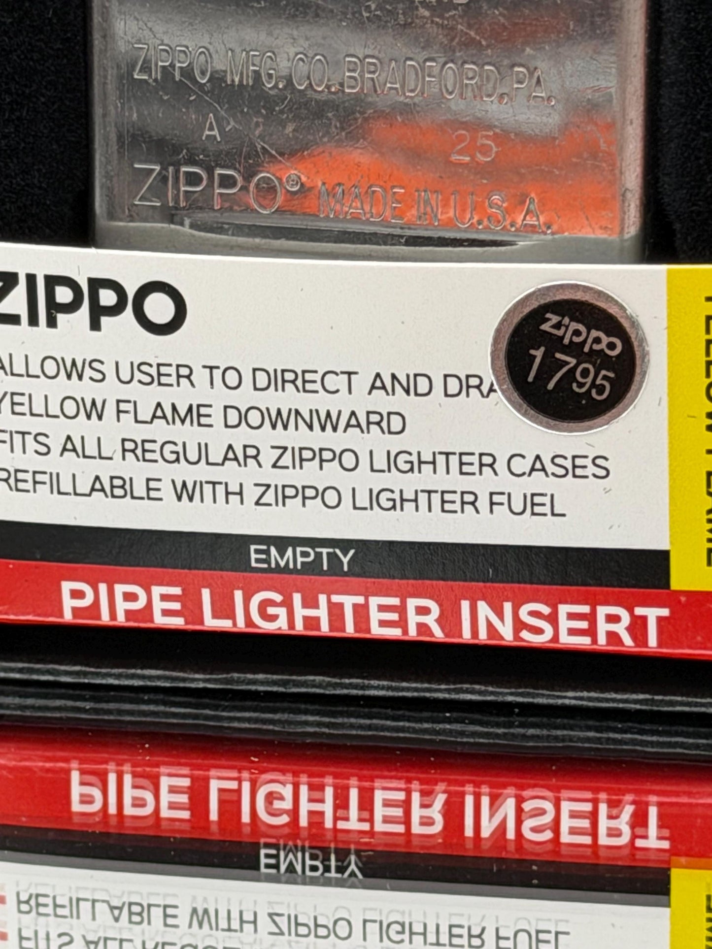 Zippo pipe insert wind proof lighter pipe insert