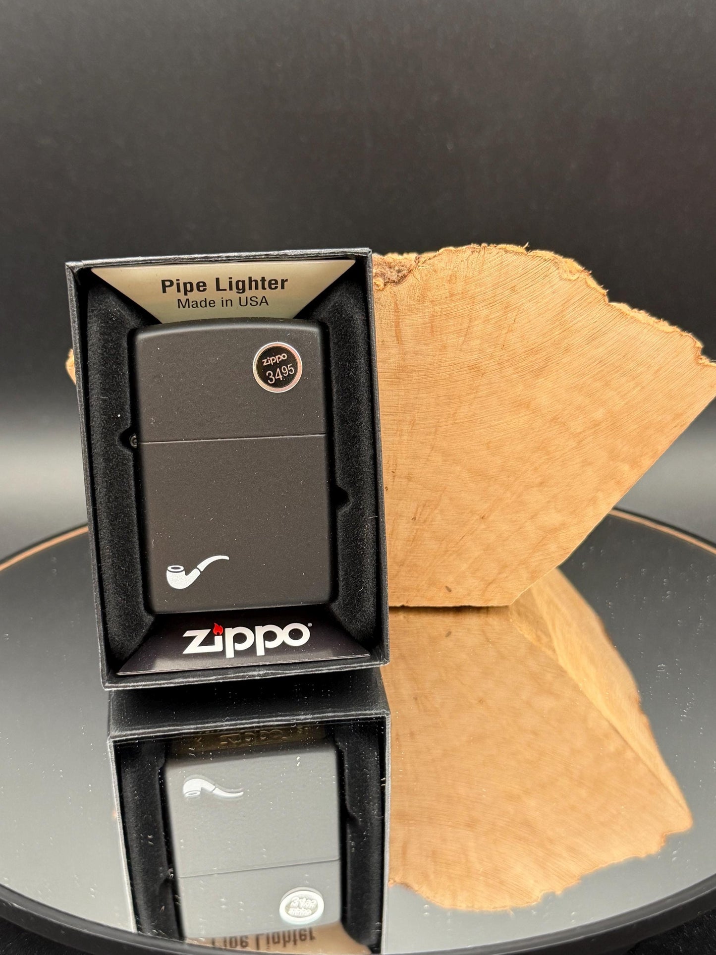 Zippo pipe insert wind proof lighter.