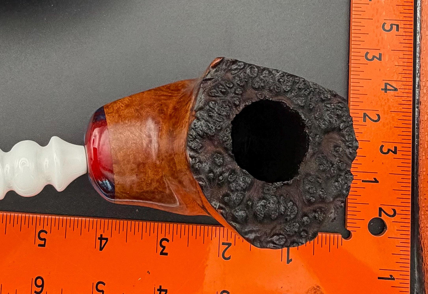 Handmade briar tobacco pipe