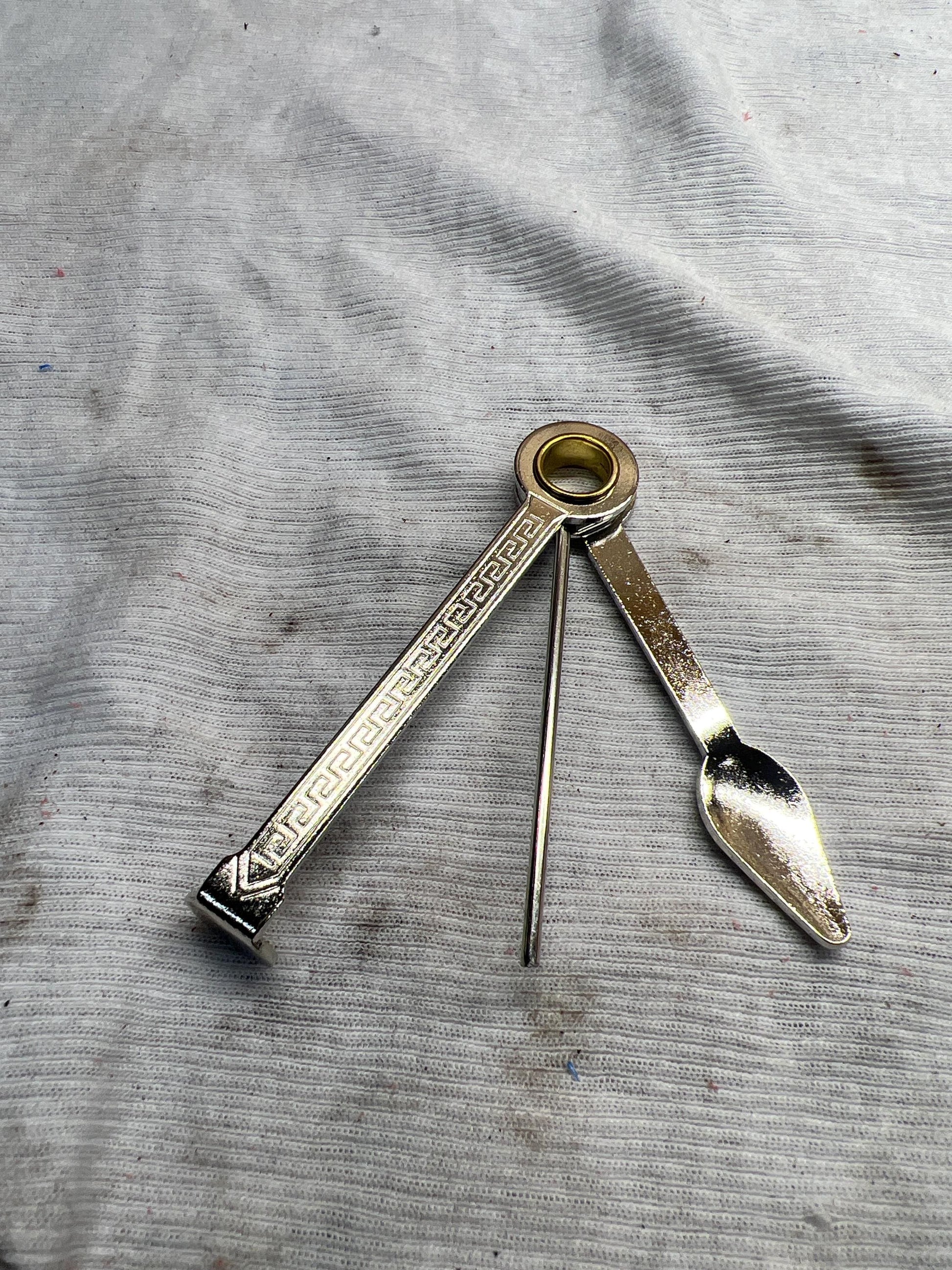 Czech style Tobacco Pipe Tamper and Bowl Scraper Tool