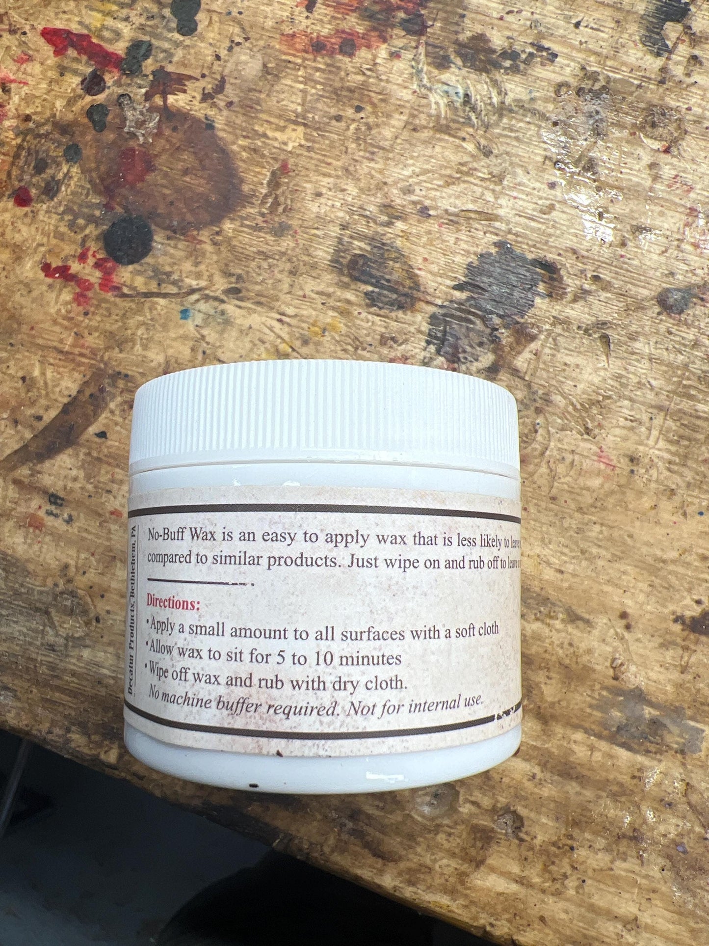 No buff wax for your pipe