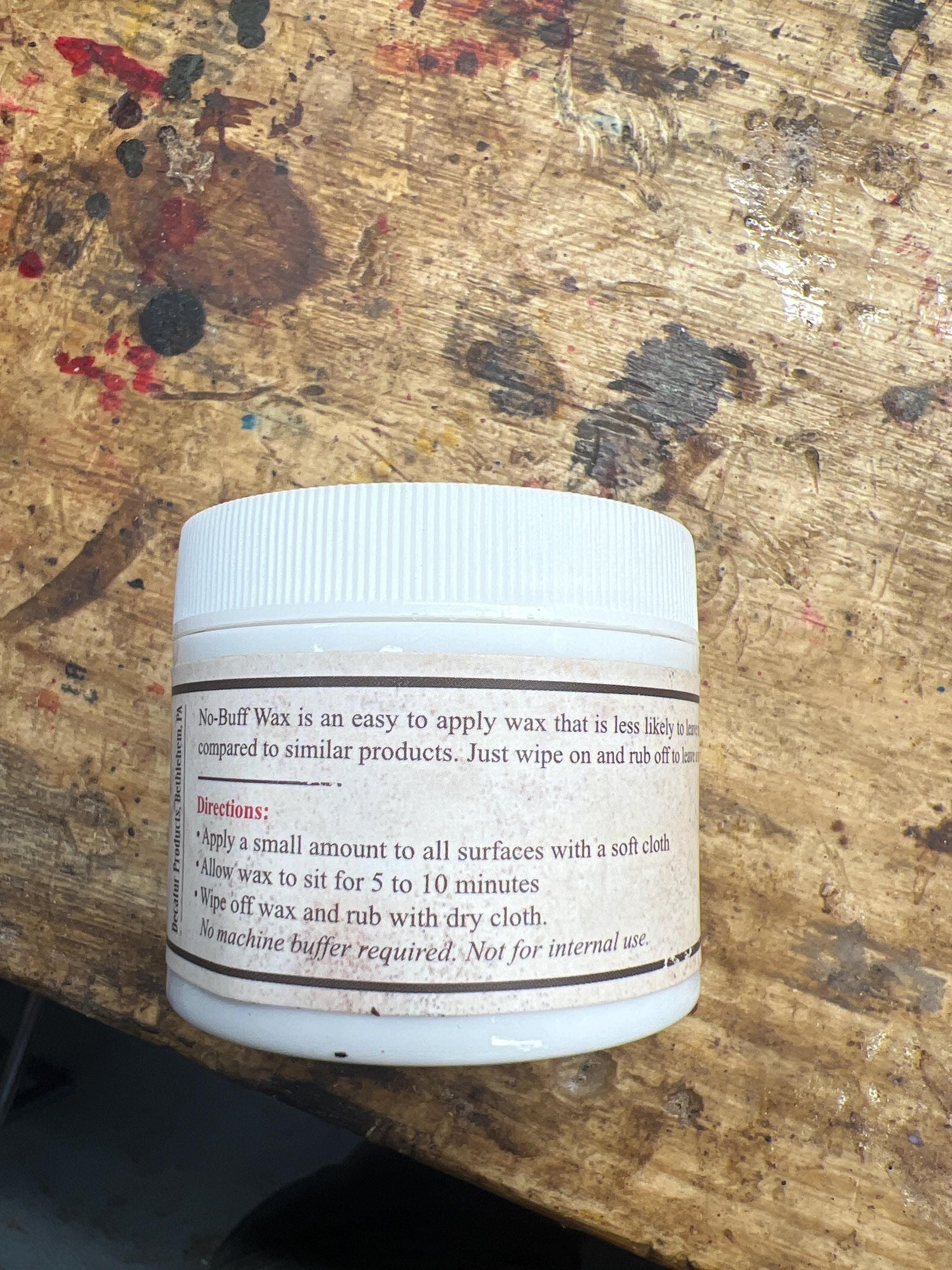 No buff wax for your pipe
