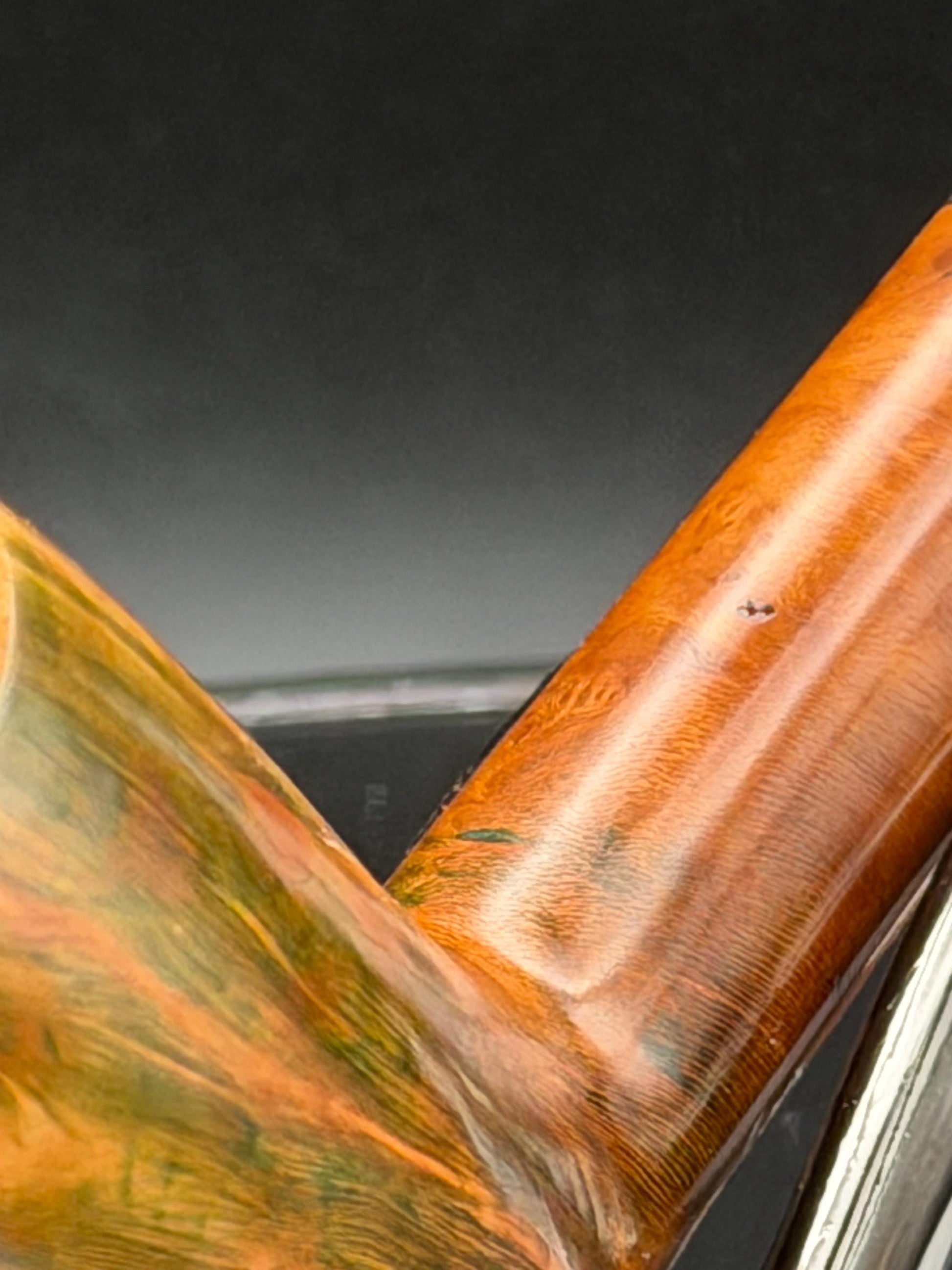 Handmade briar tobacco pipe
