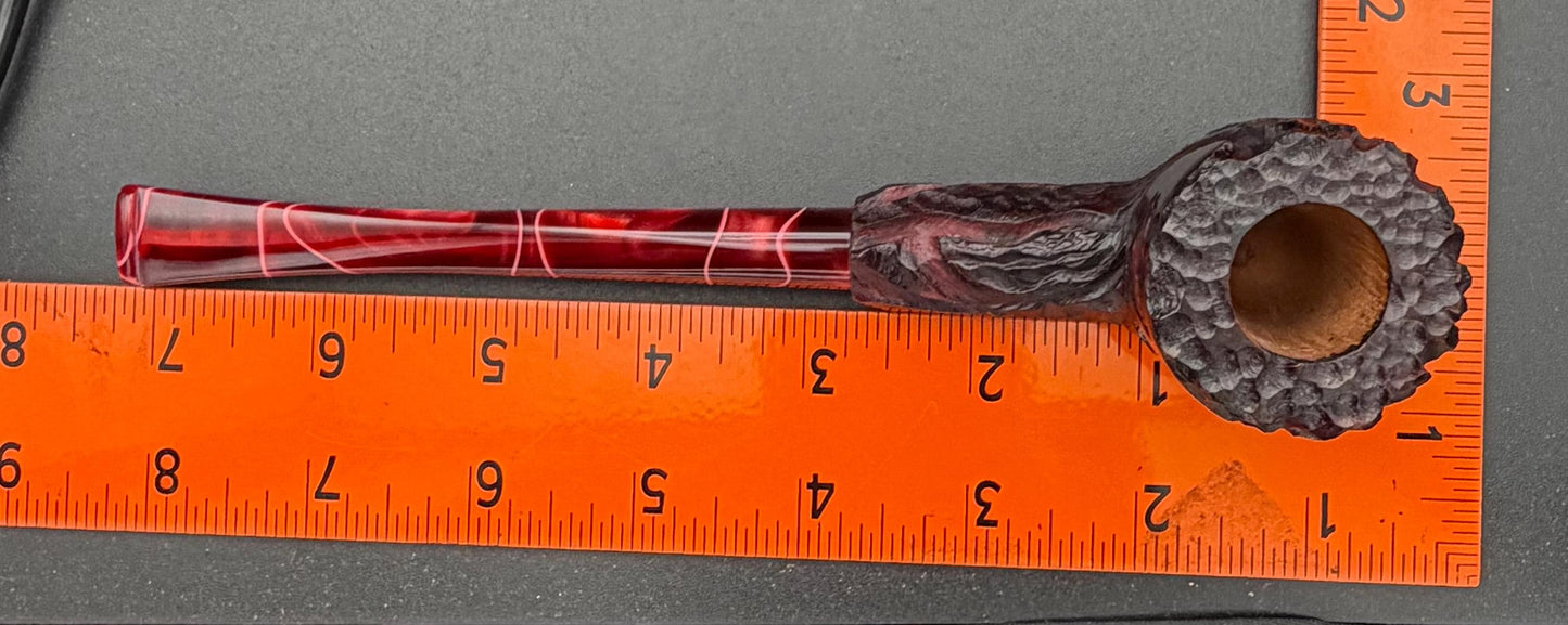 Handmade briar tobacco pipe