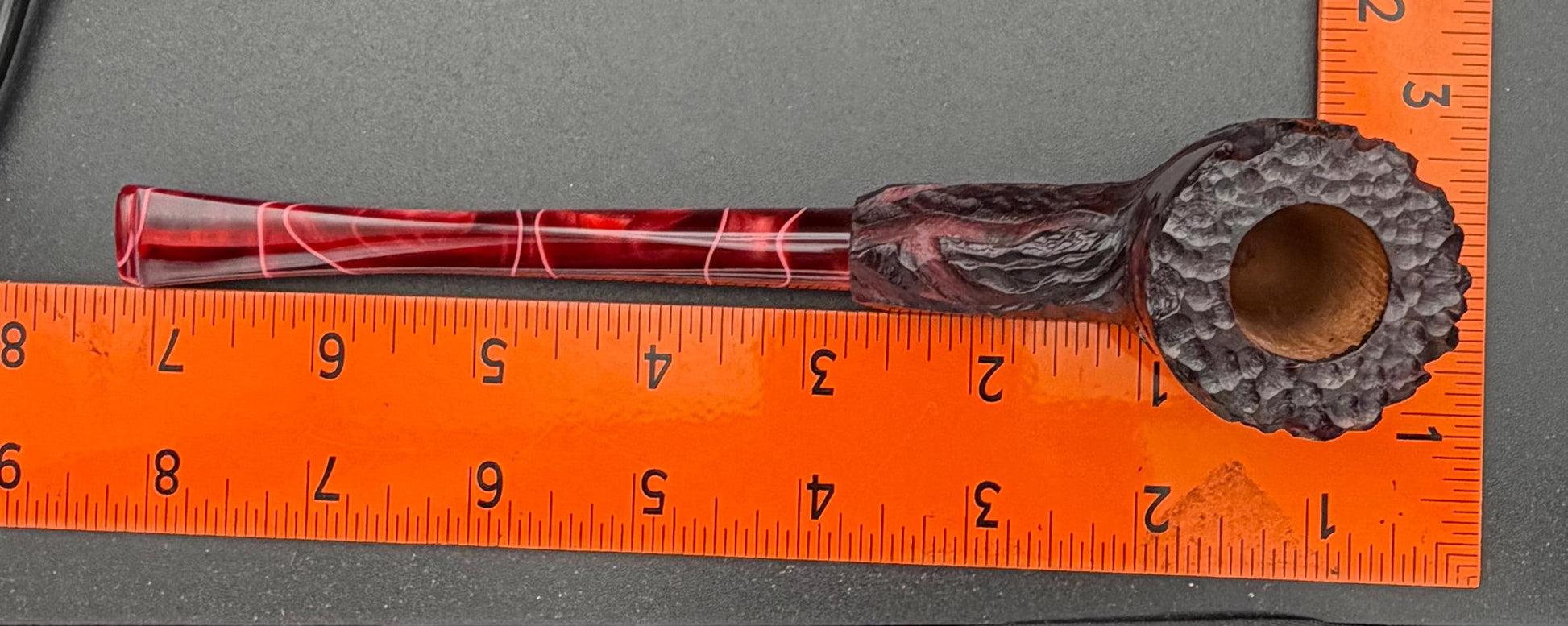 Handmade briar tobacco pipe