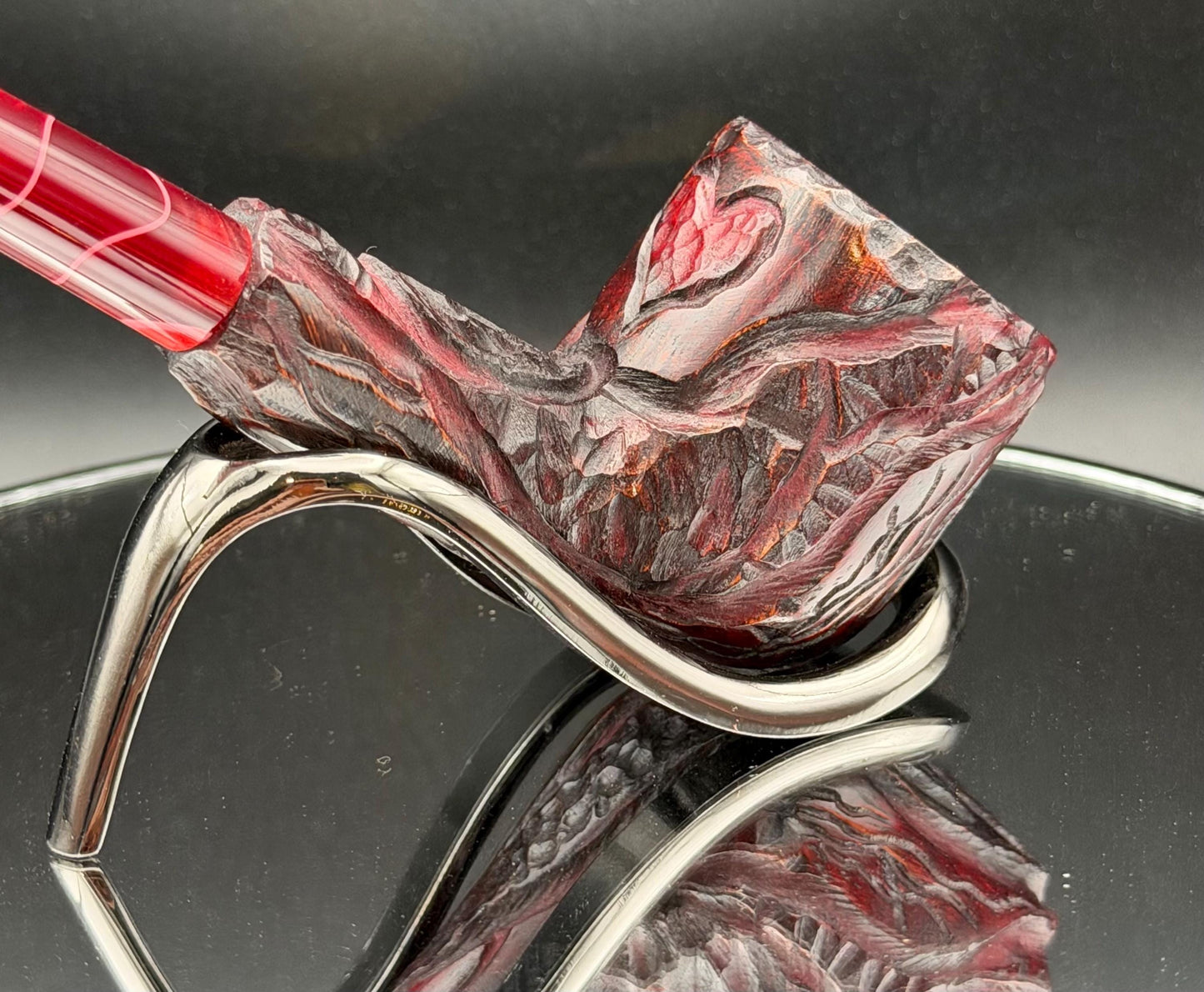 Handmade briar tobacco pipe