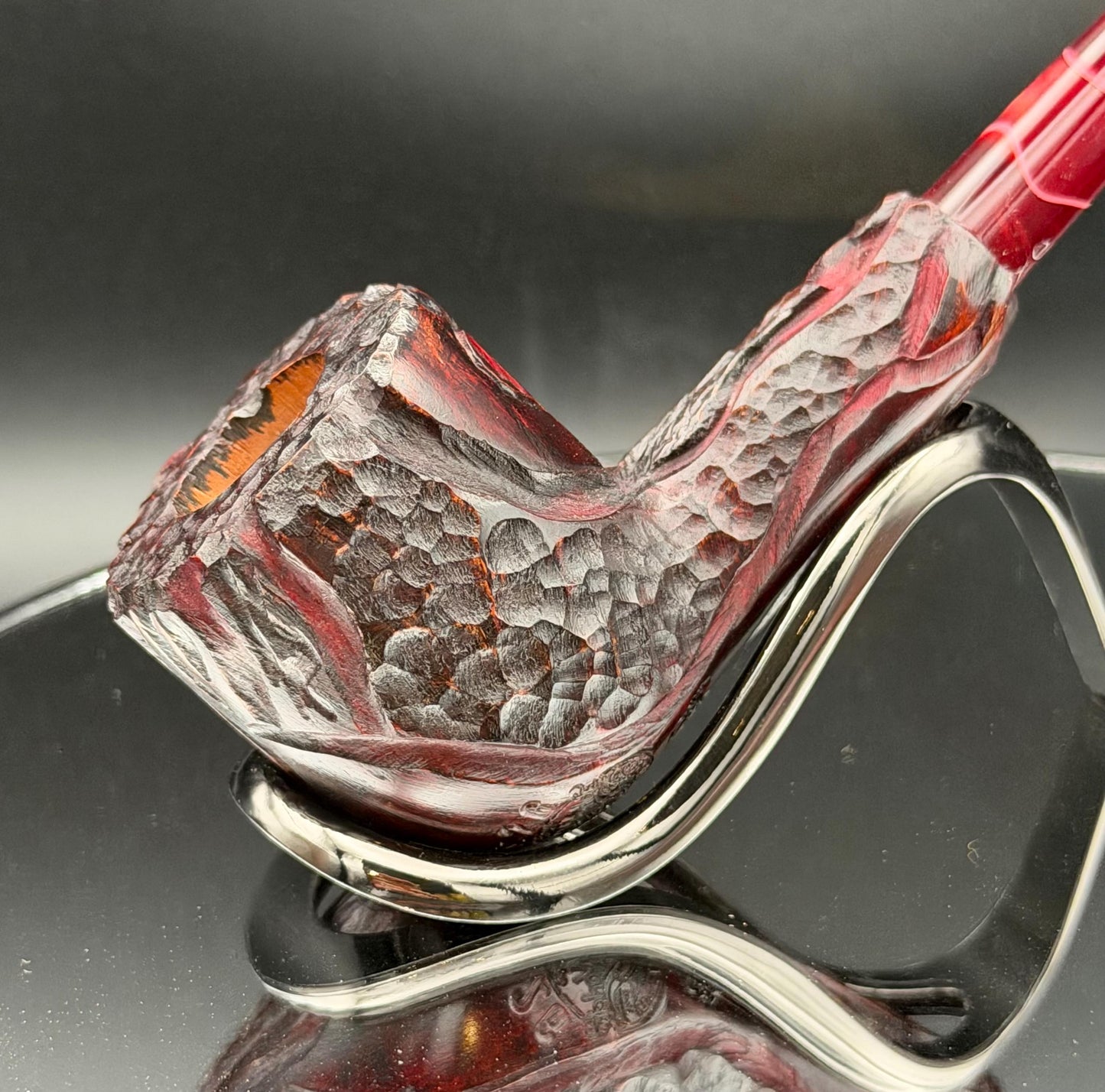 Handmade briar tobacco pipe