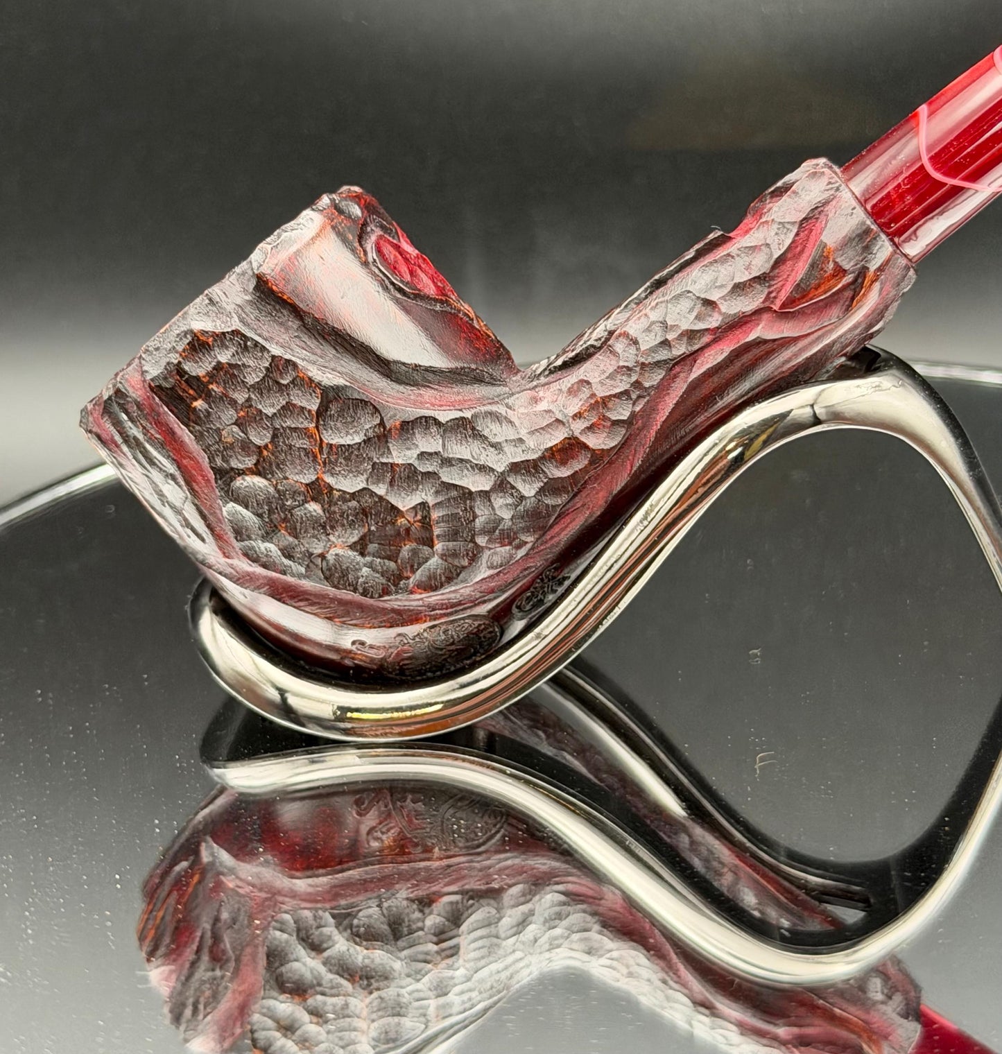 Handmade briar tobacco pipe