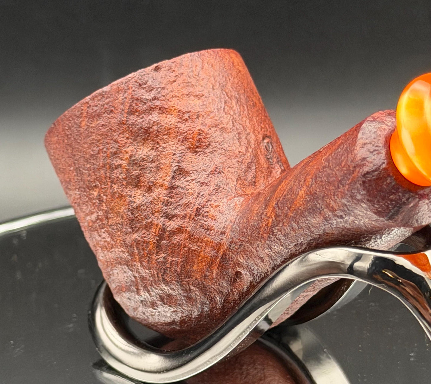 Handmade briar tobacco pipe