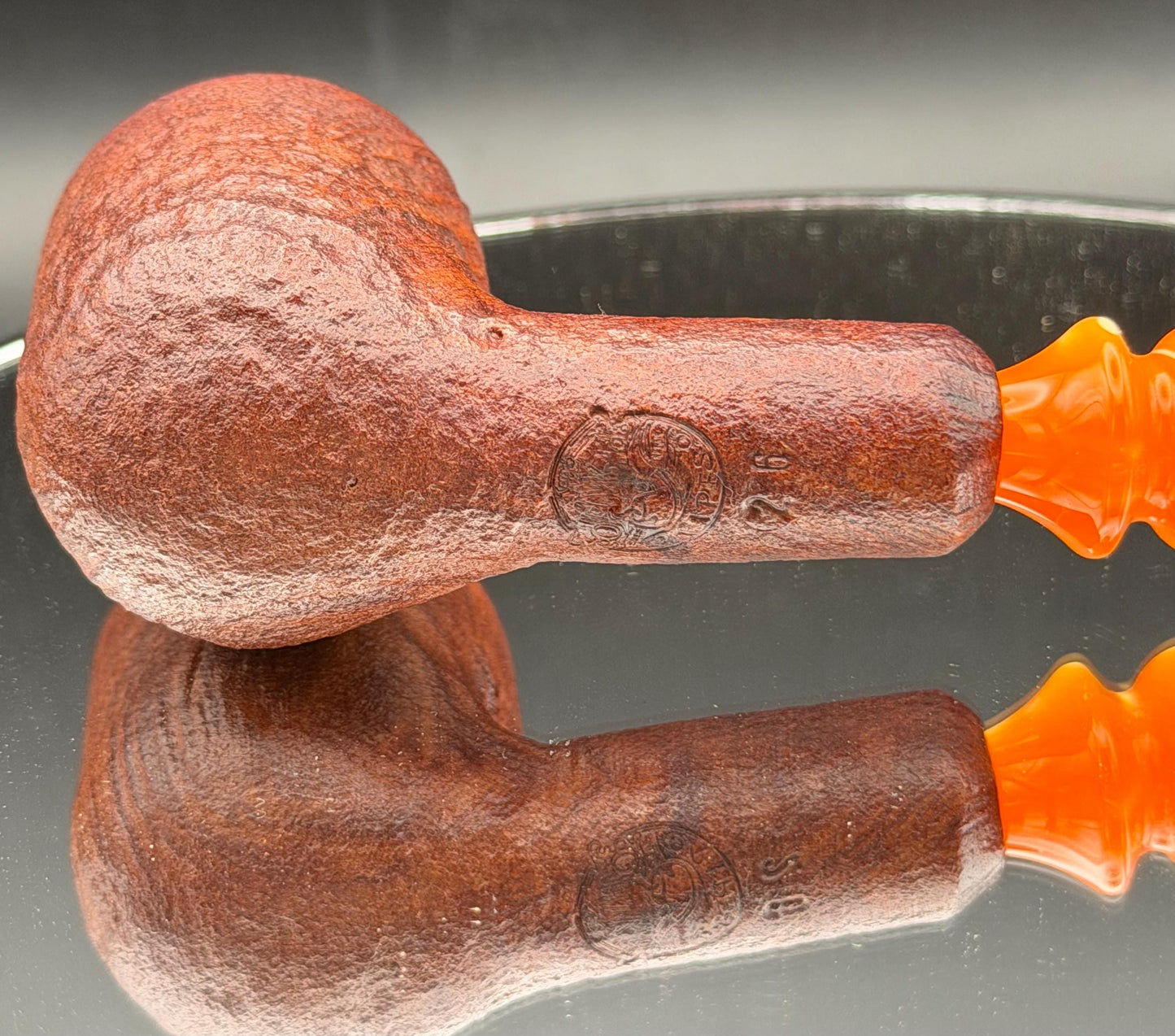 Handmade briar tobacco pipe