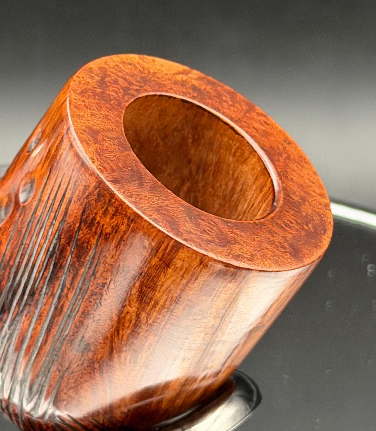 Handmade briar tobacco pipe