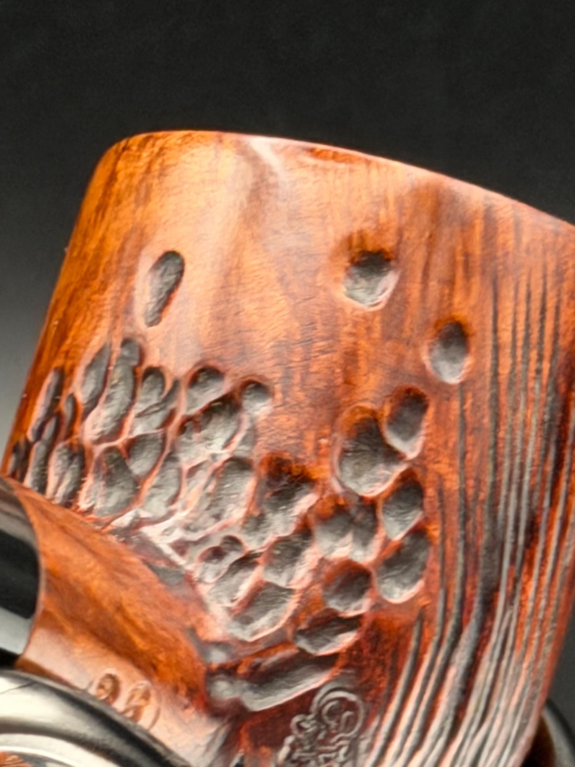 Handmade briar tobacco pipe