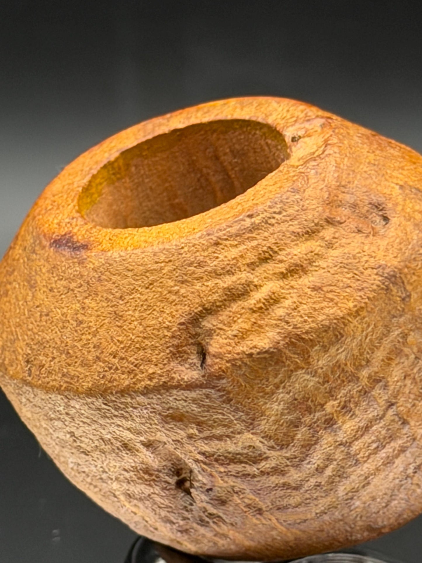 Handmade briar tobacco pipe