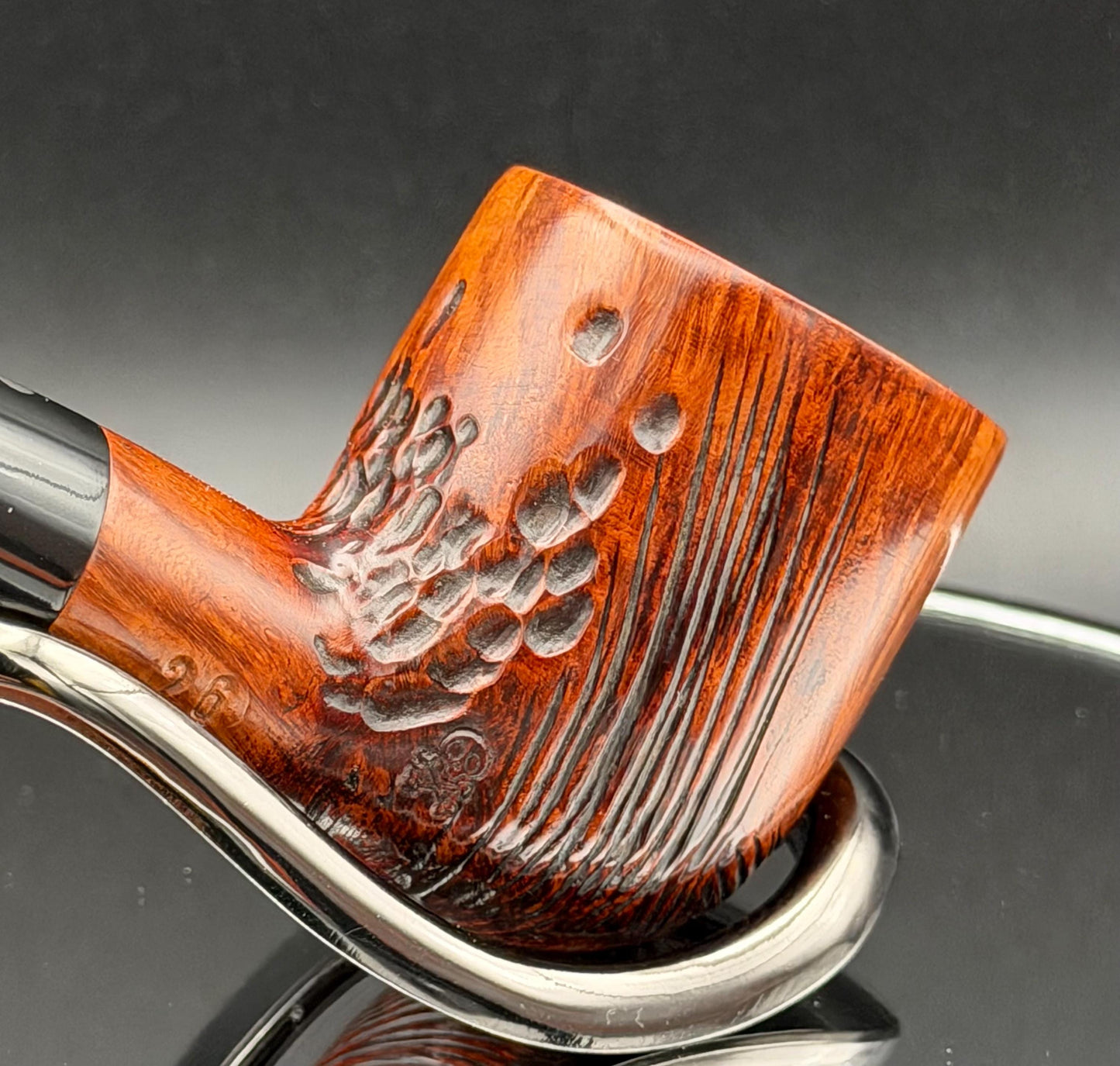 Handmade briar tobacco pipe