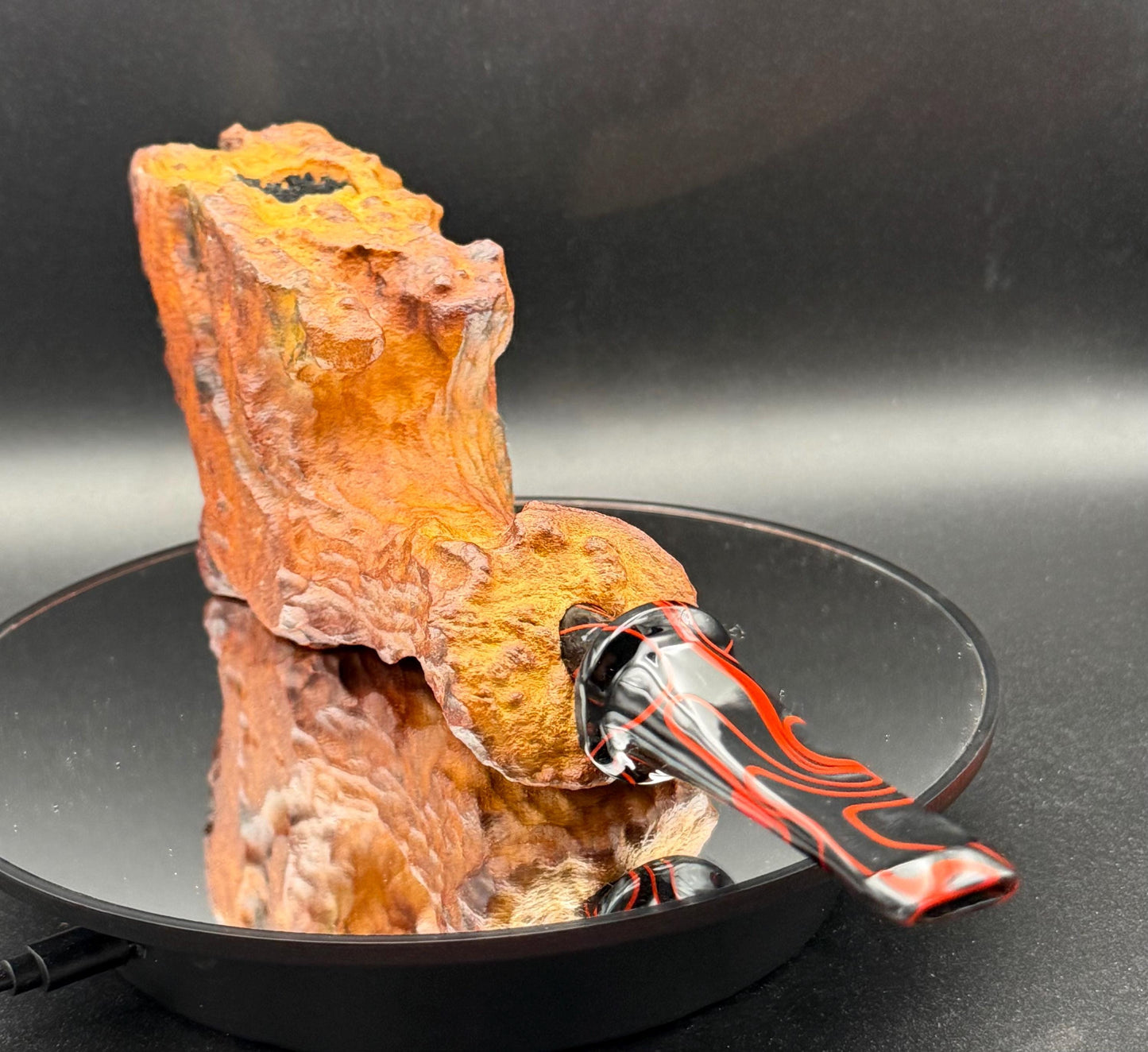 Handmade briar tobacco pipe