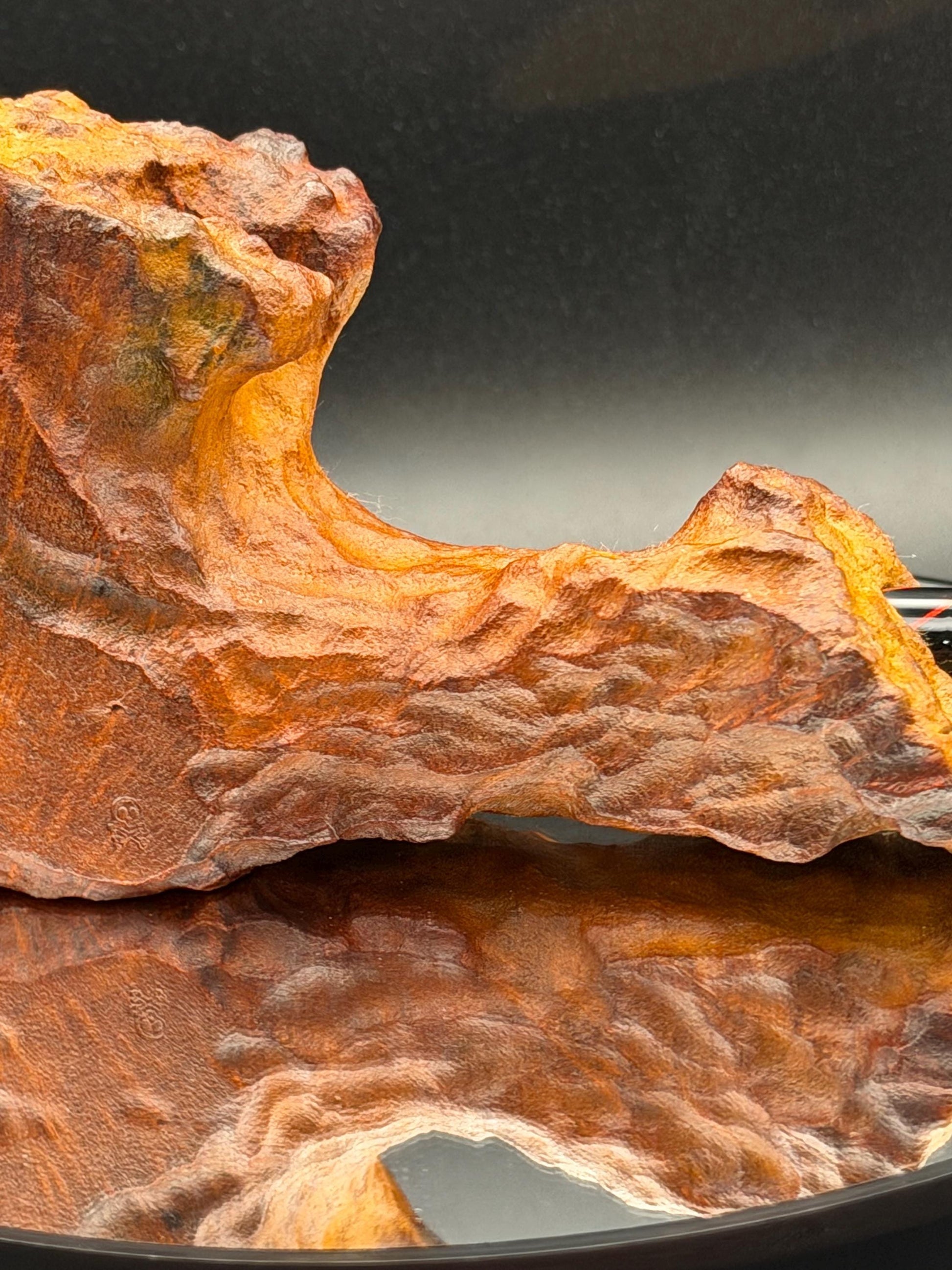 Handmade briar tobacco pipe