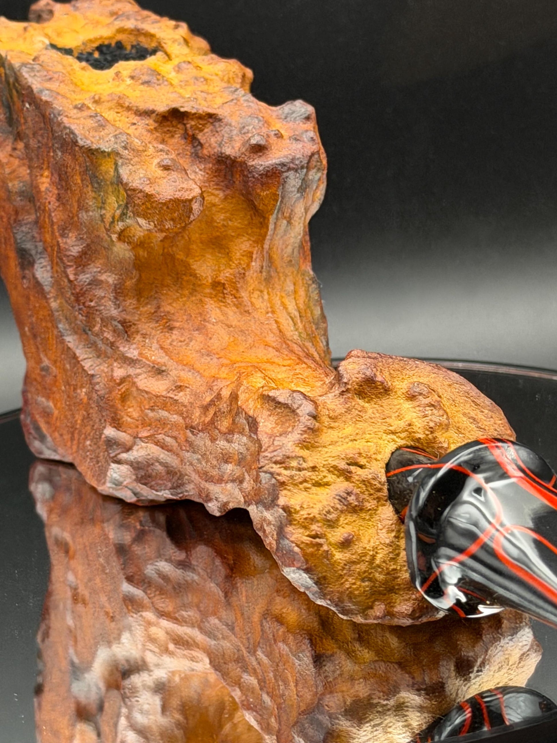 Handmade briar tobacco pipe