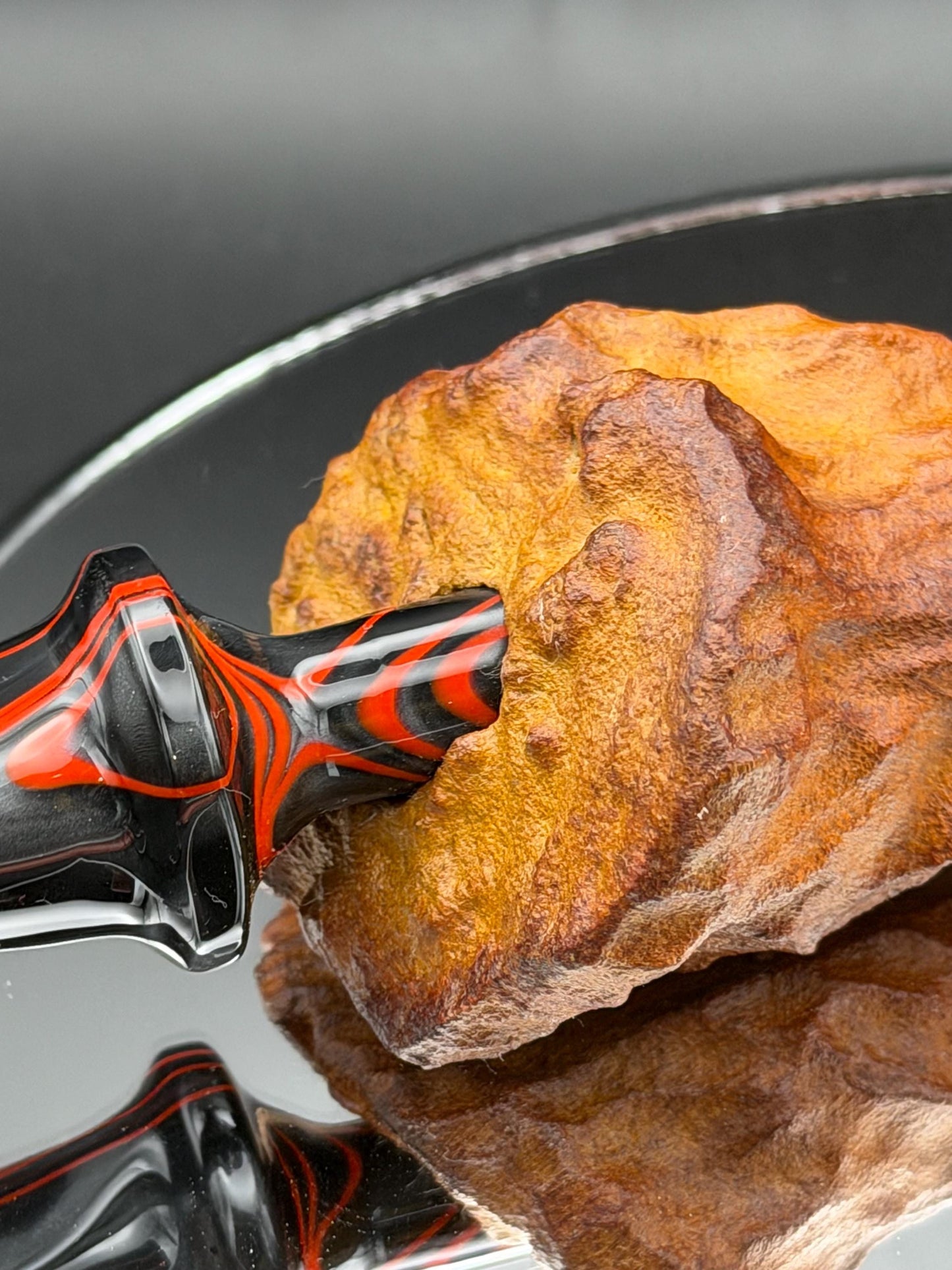 Handmade briar tobacco pipe