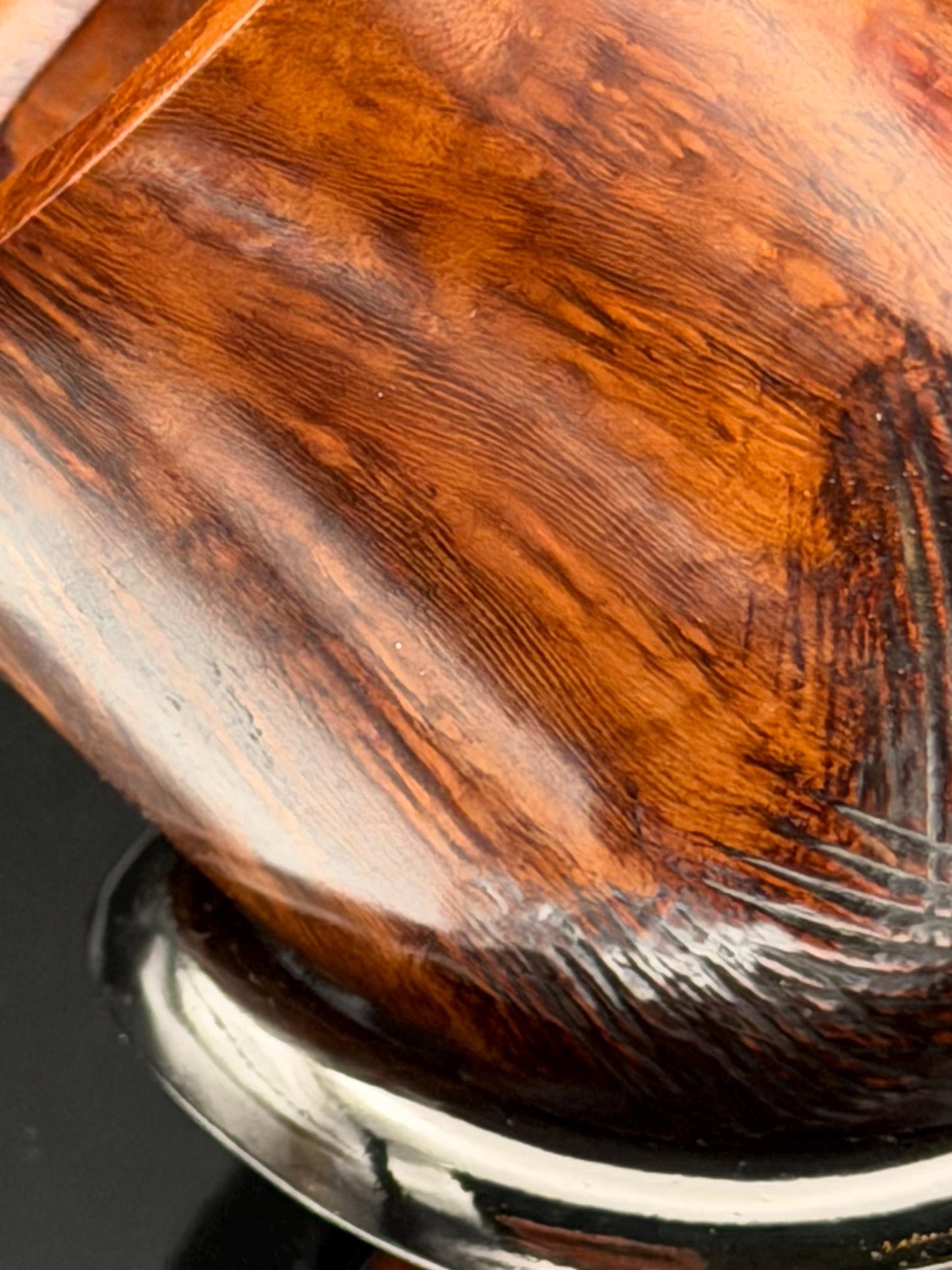 Handmade briar tobacco pipe