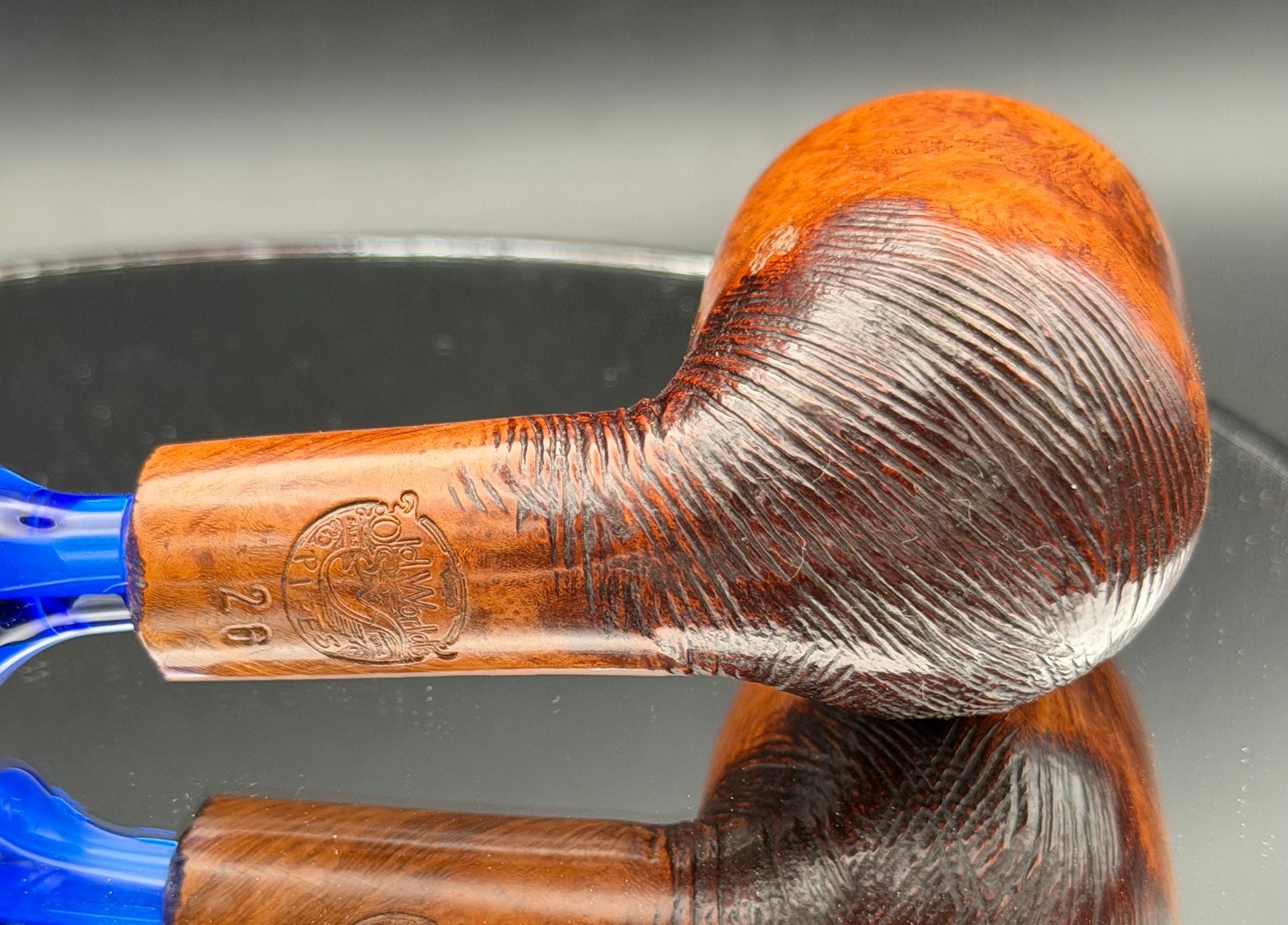 Handmade briar tobacco pipe