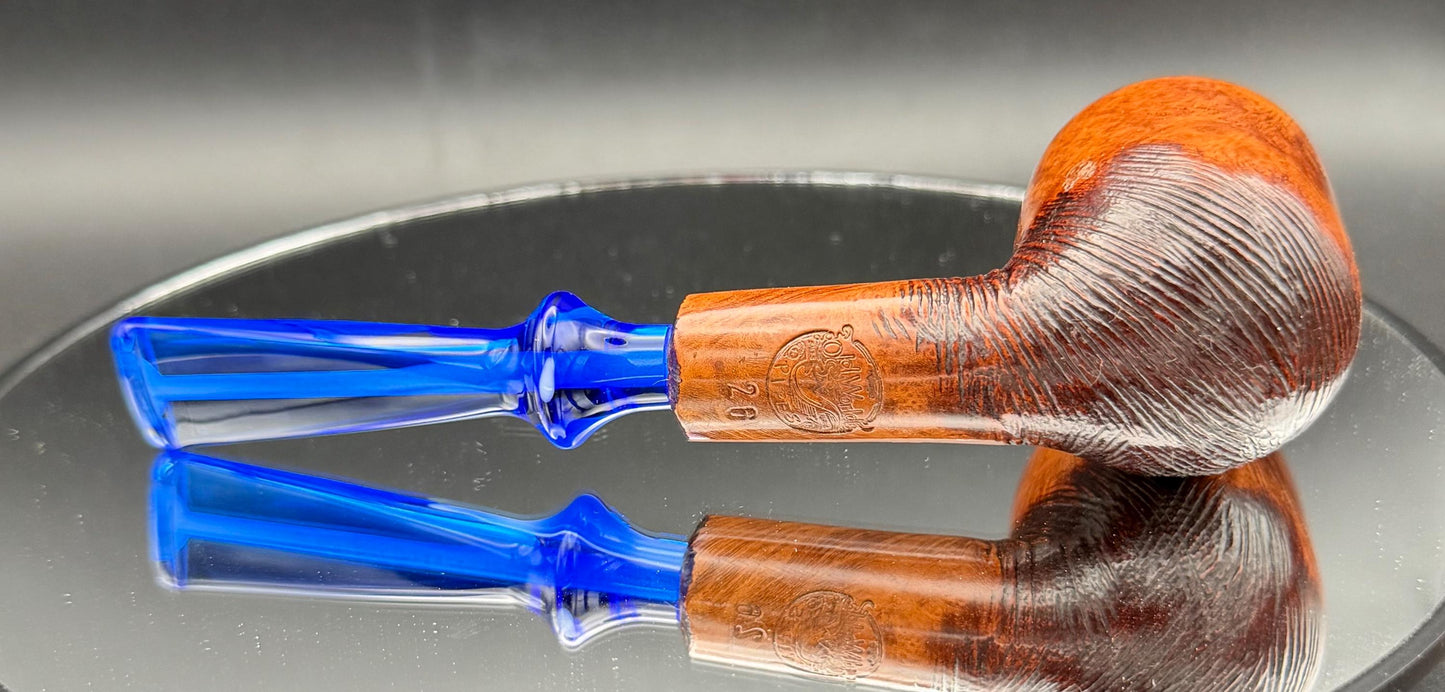 Handmade briar tobacco pipe