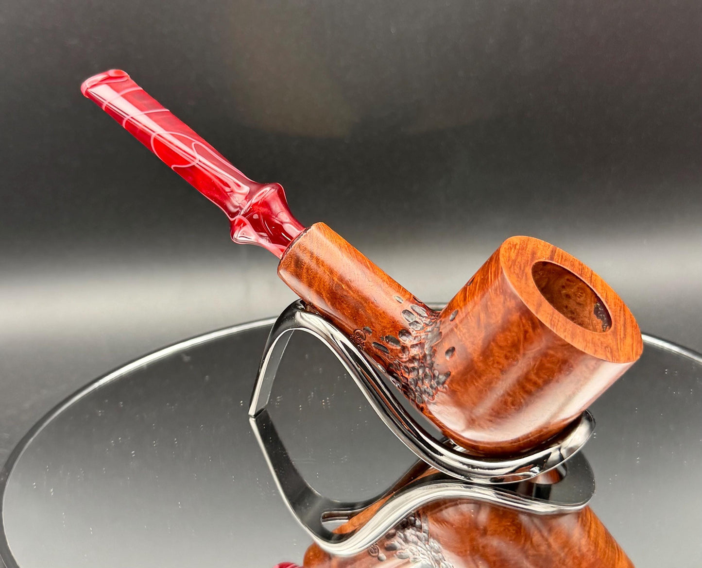 Handmade briar tobacco pipe