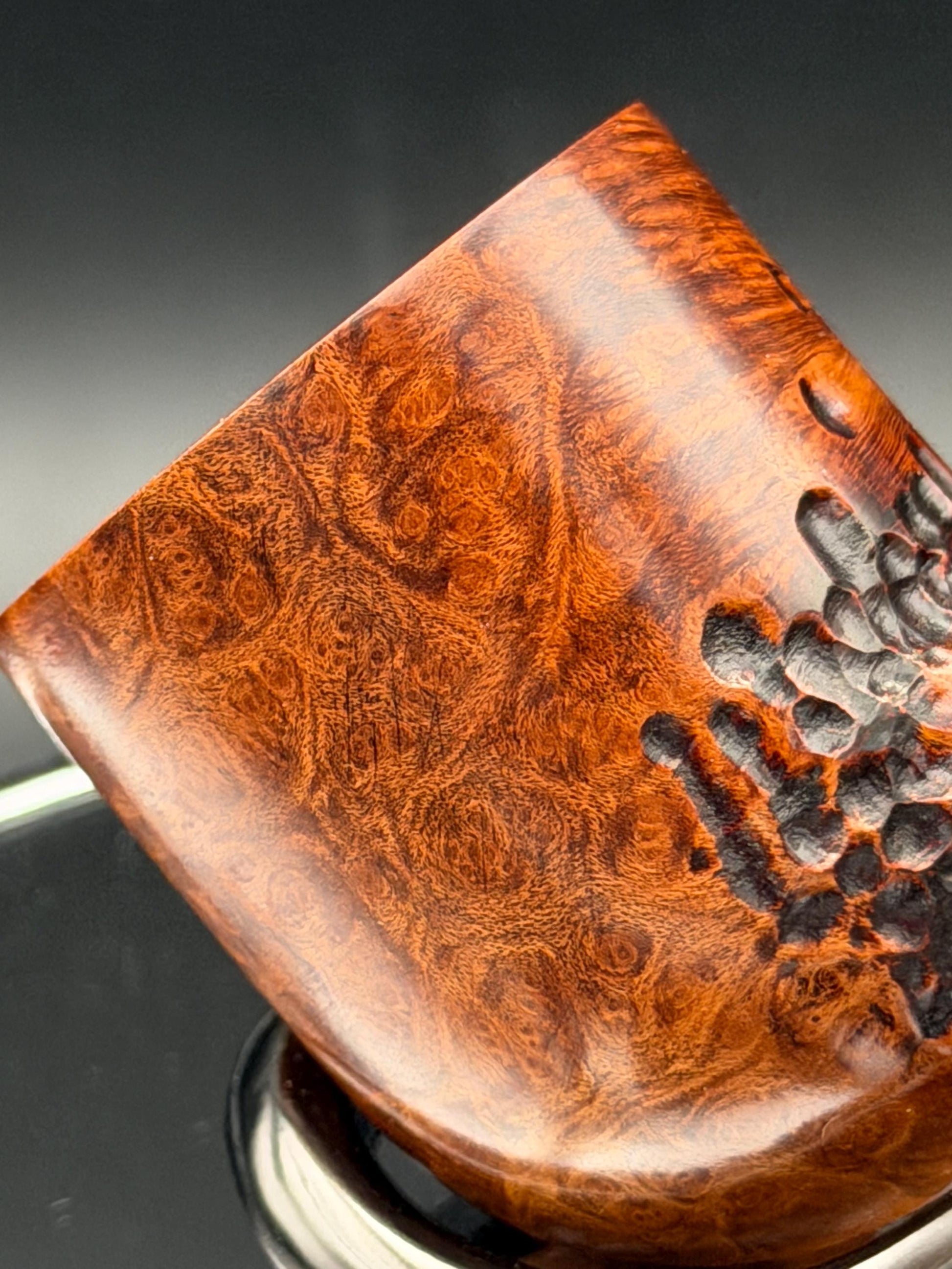 Handmade briar tobacco pipe