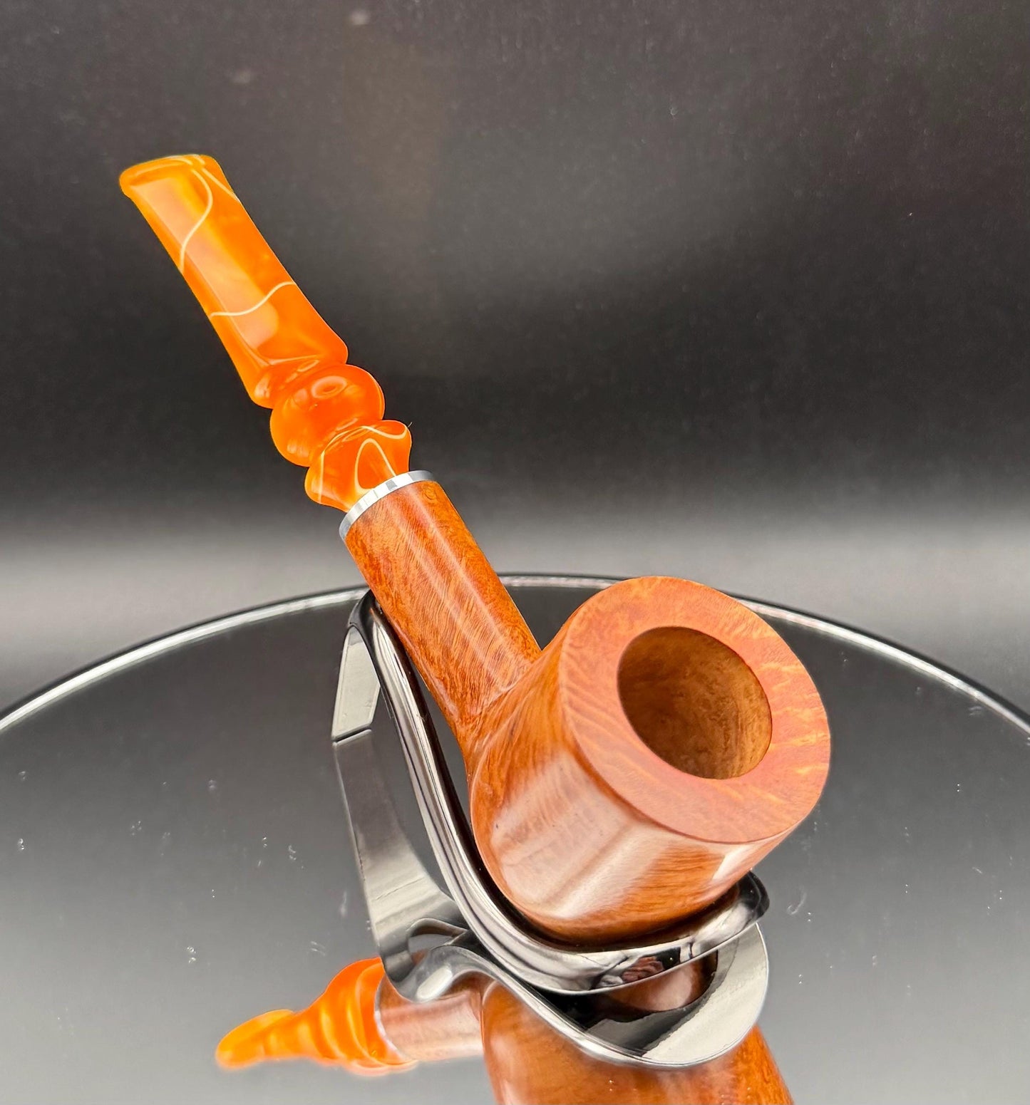 Handmade briar tobacco pipe