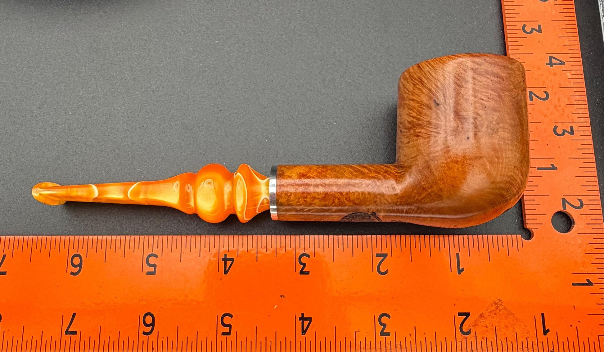 Handmade briar tobacco pipe