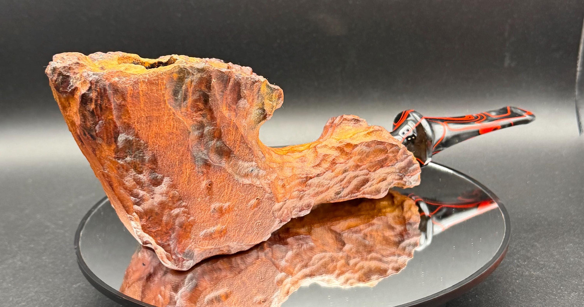 Handmade briar tobacco pipe