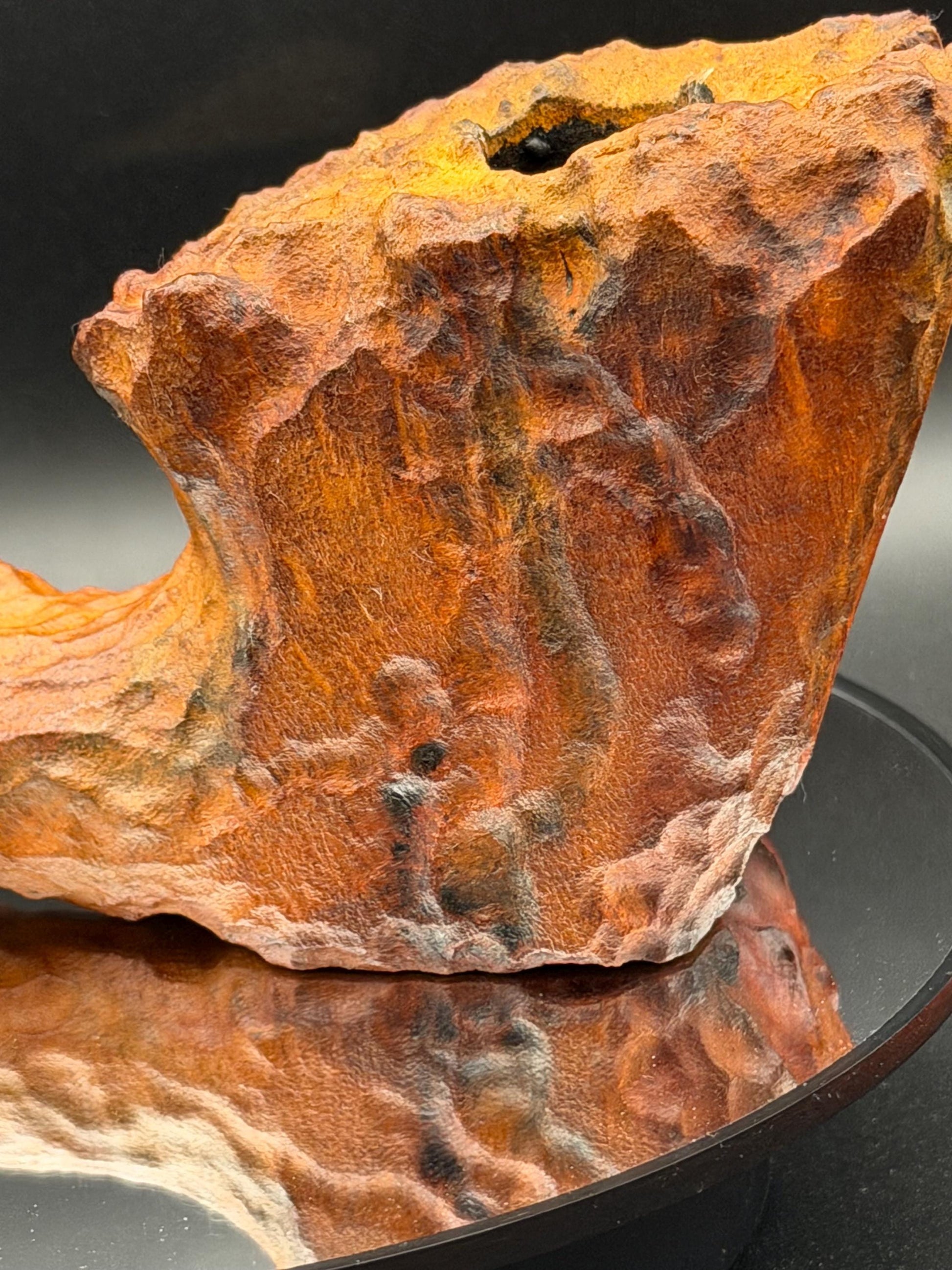 Handmade briar tobacco pipe
