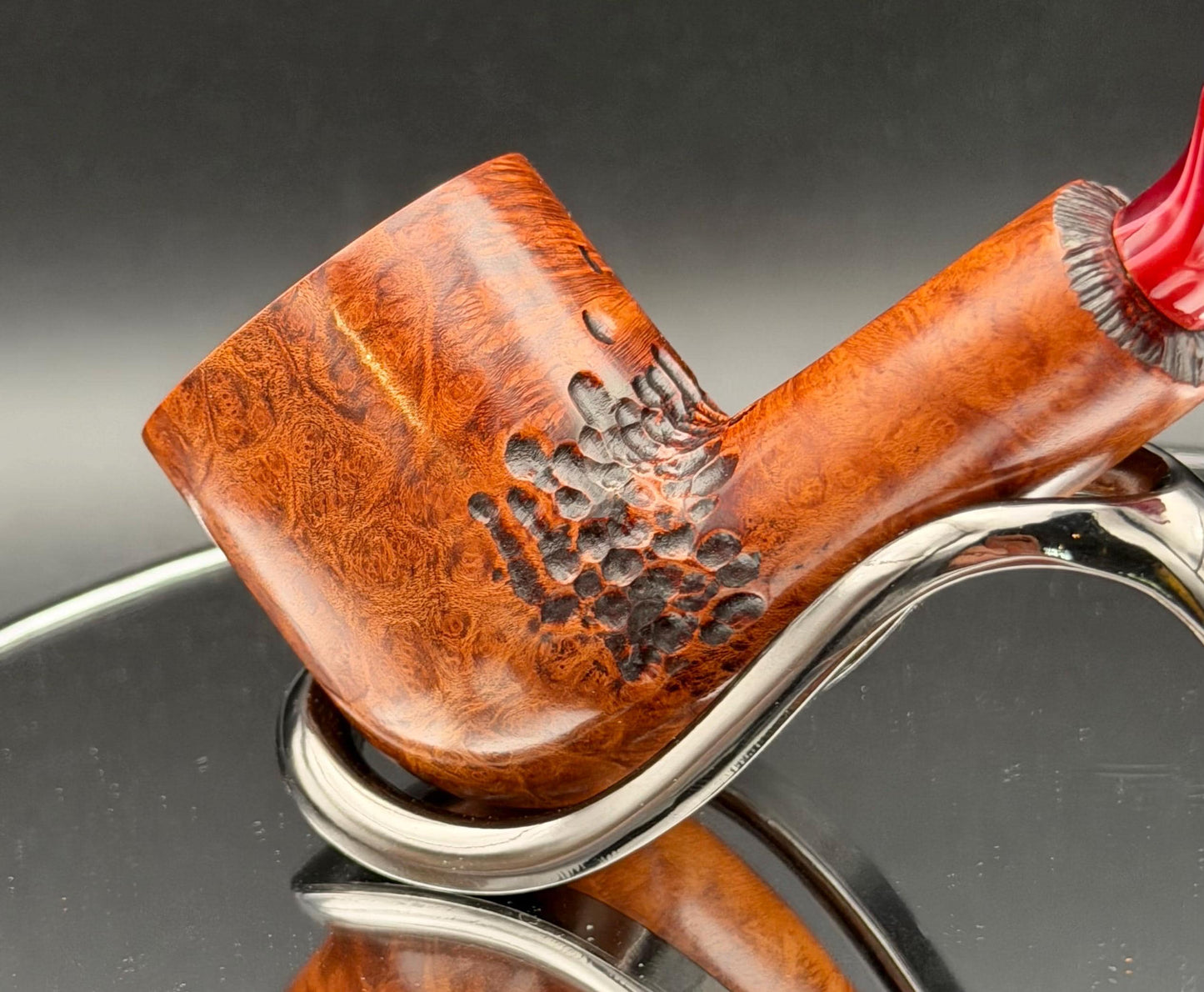 Handmade briar tobacco pipe