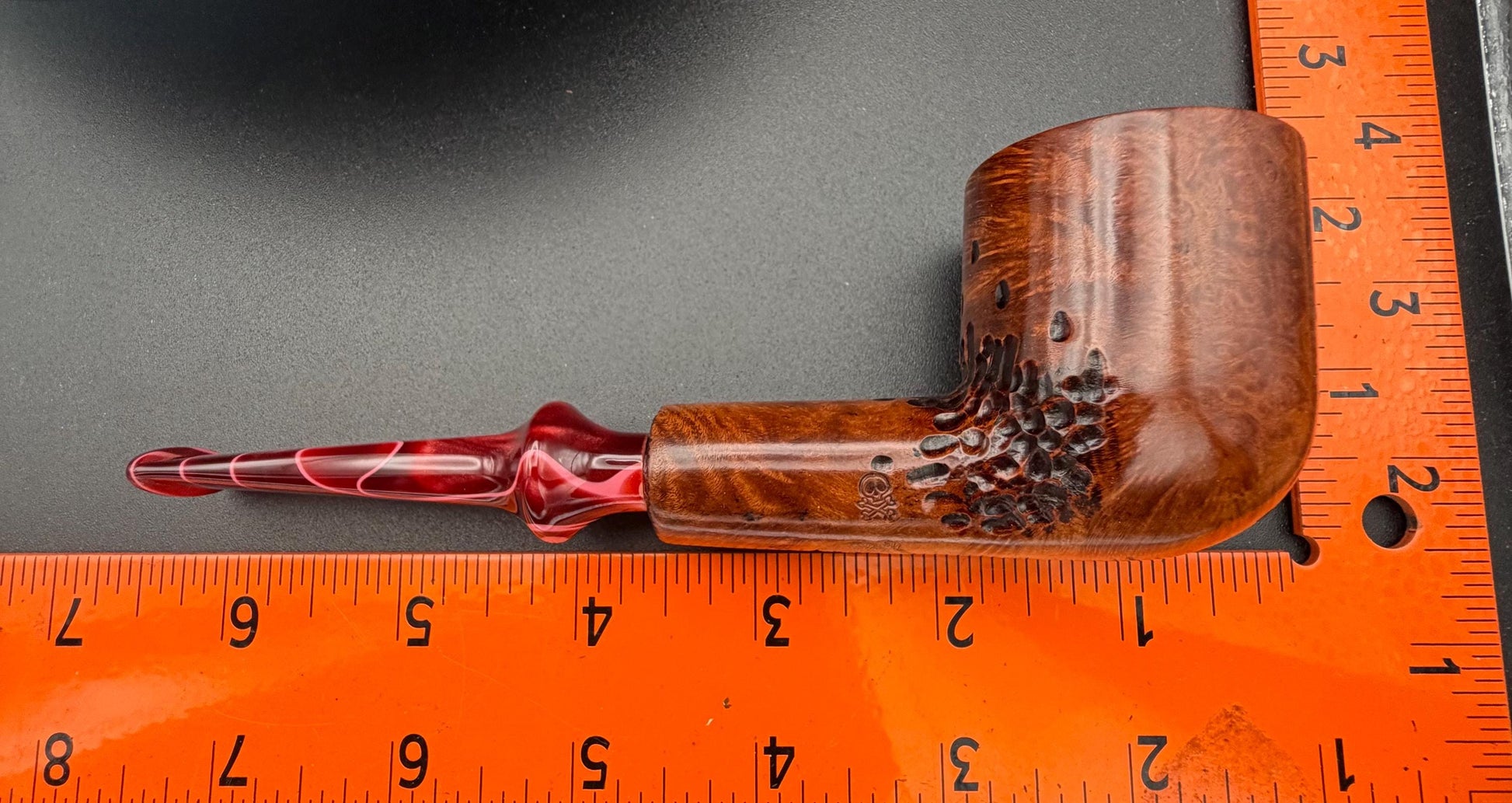 Handmade briar tobacco pipe