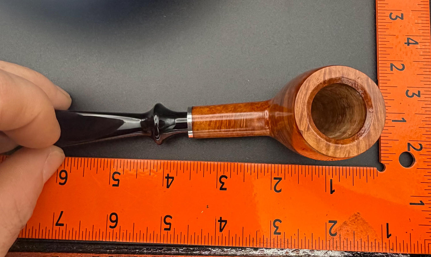 Handmade briar tobacco pipe