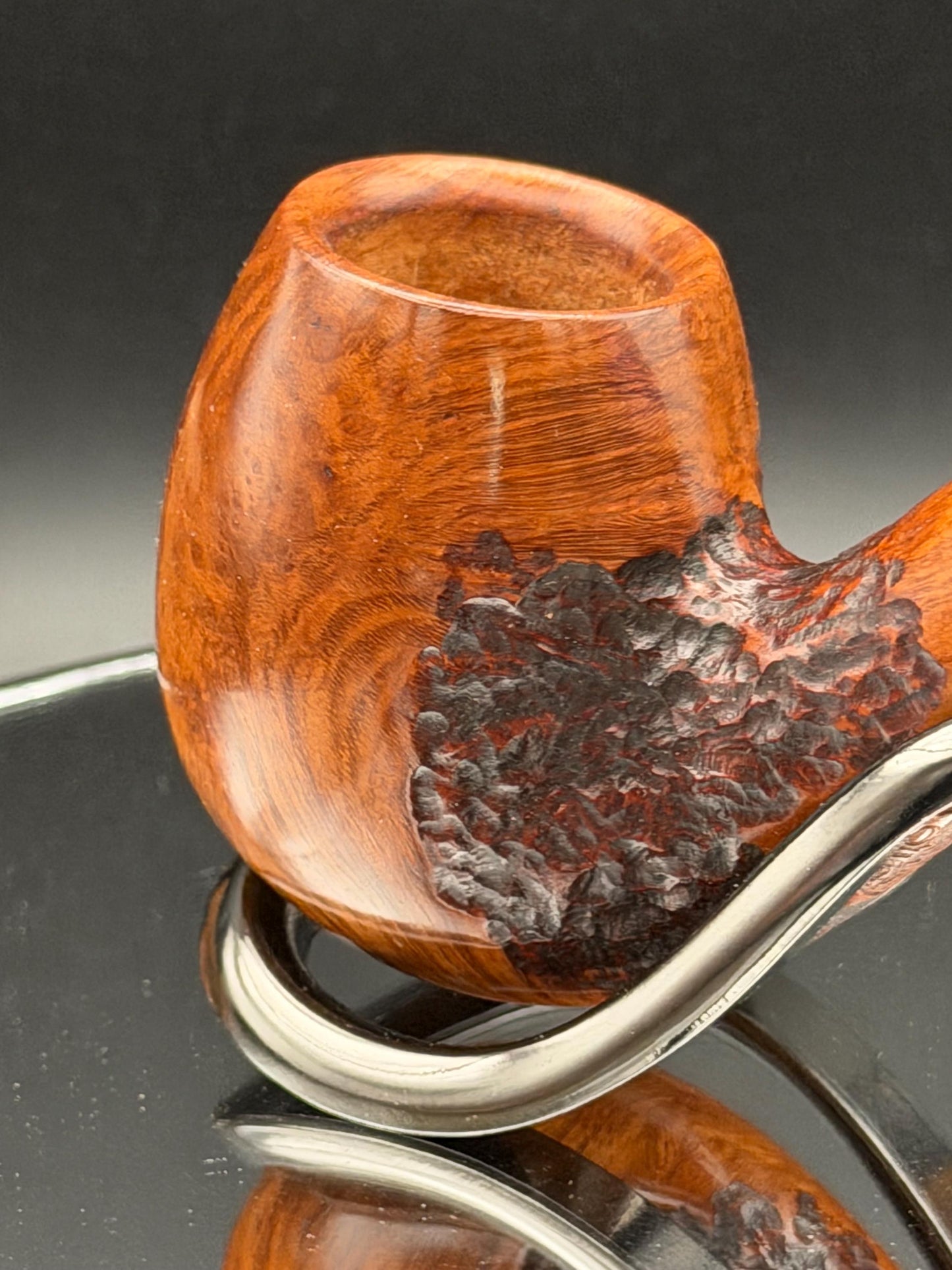 Handmade briar tobacco pipe (6mm Filter)