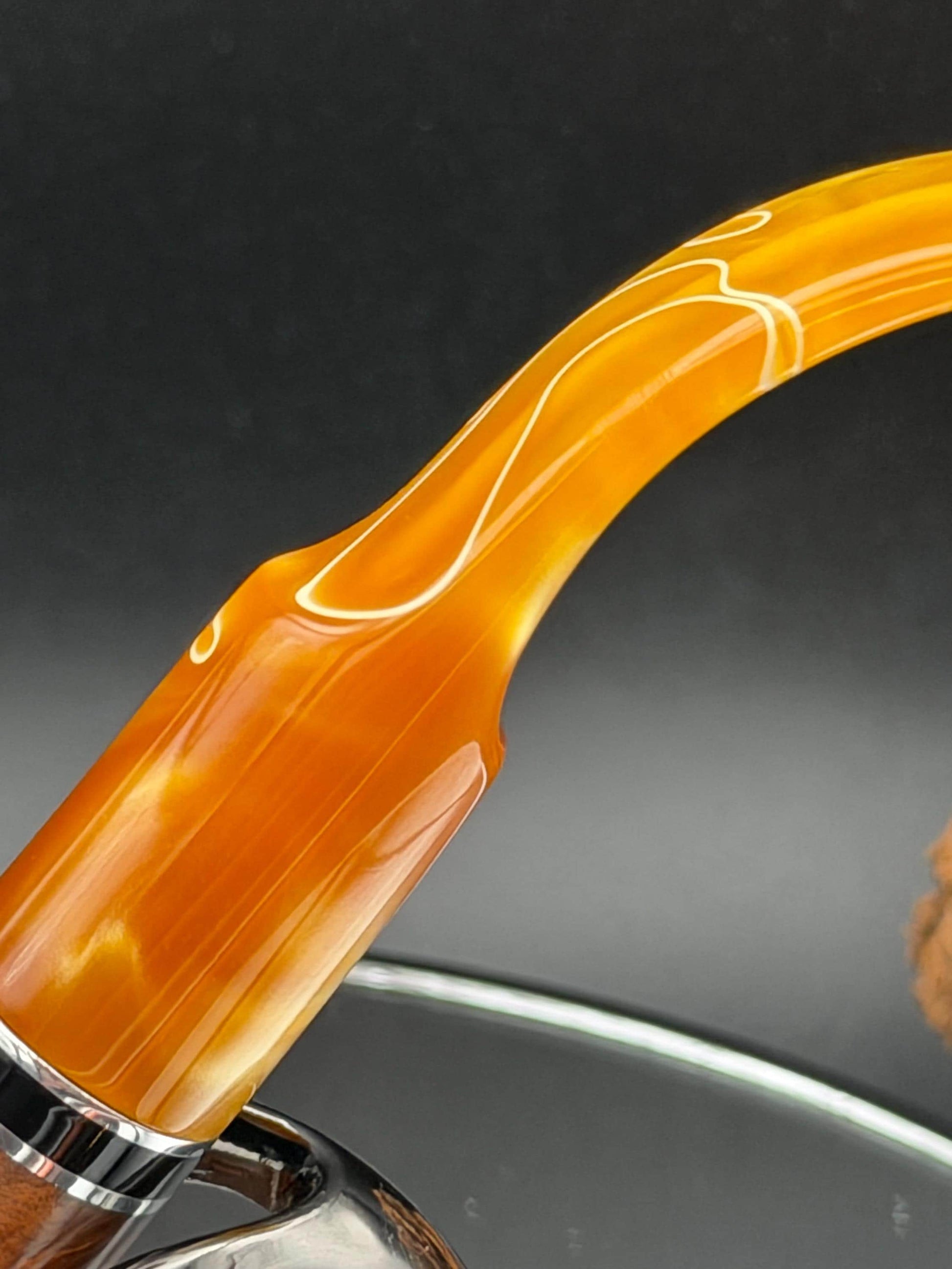 Handmade briar tobacco pipe