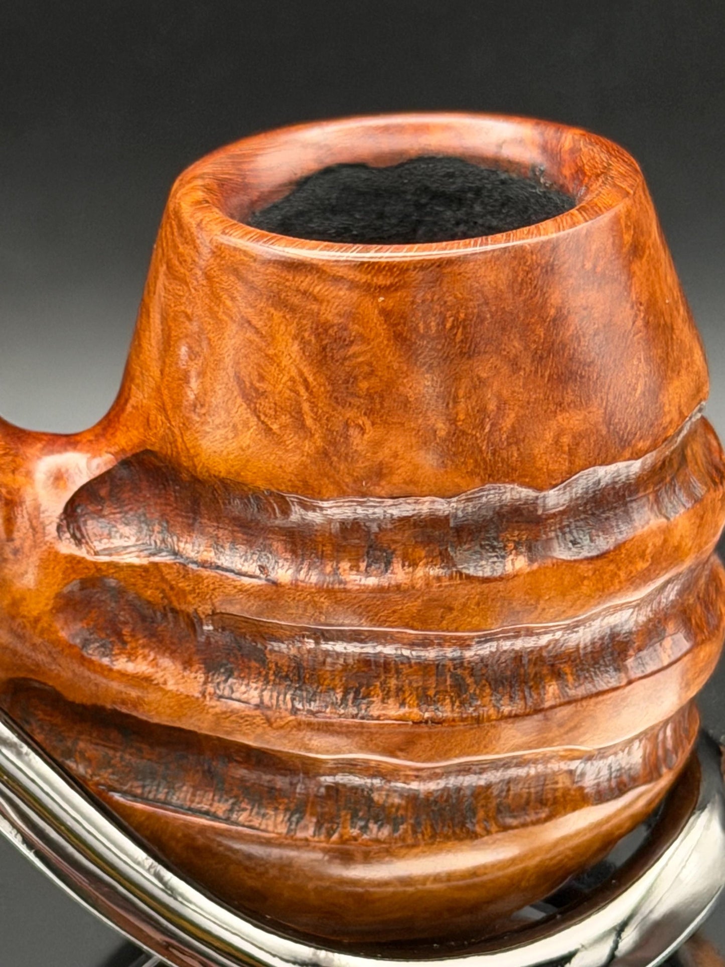 Handmade briar tobacco pipe