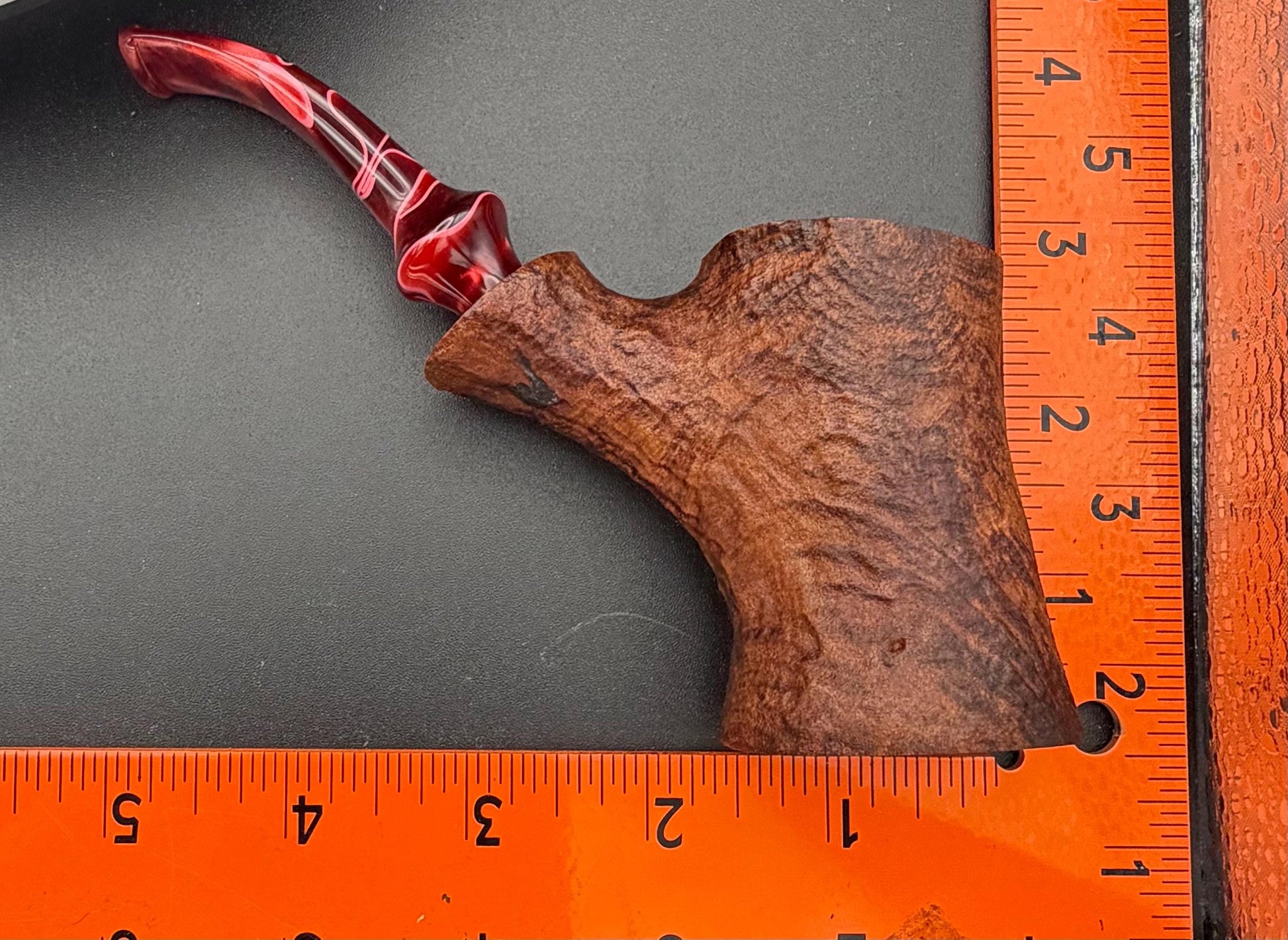 Handmade briar tobacco pipe