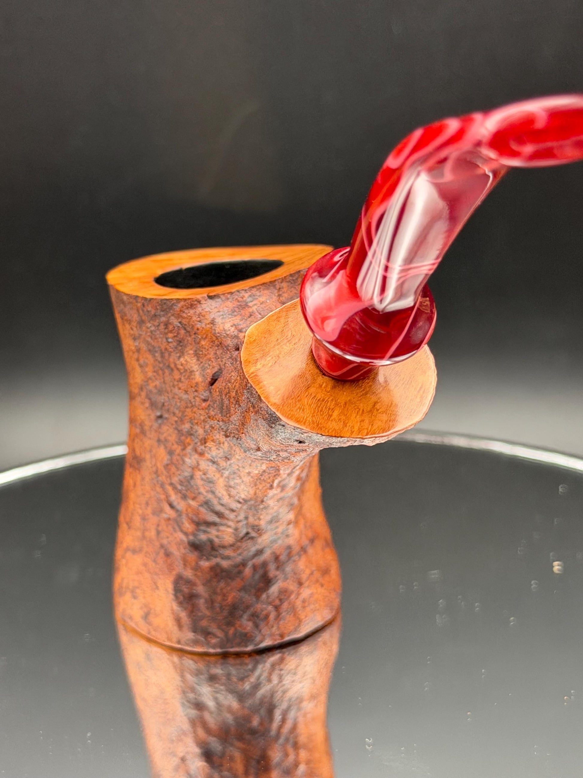 Handmade briar tobacco pipe