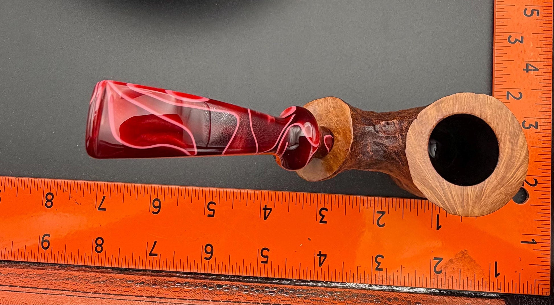 Handmade briar tobacco pipe