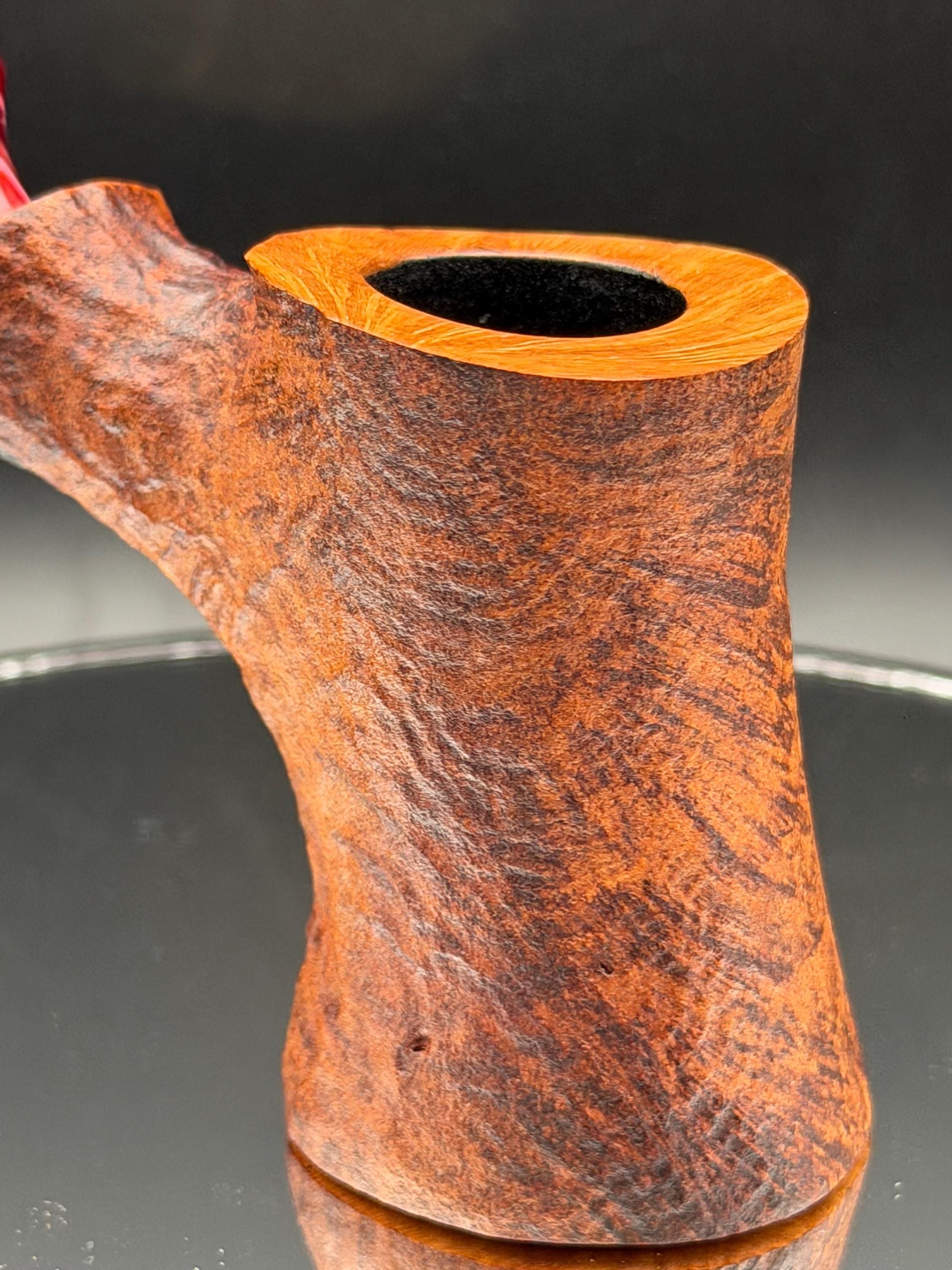 Handmade briar tobacco pipe