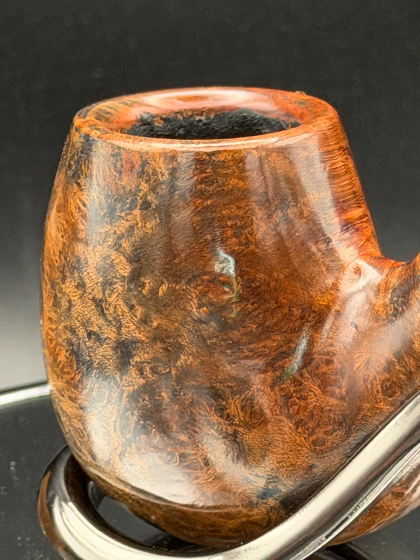 Handmade briar tobacco pipe