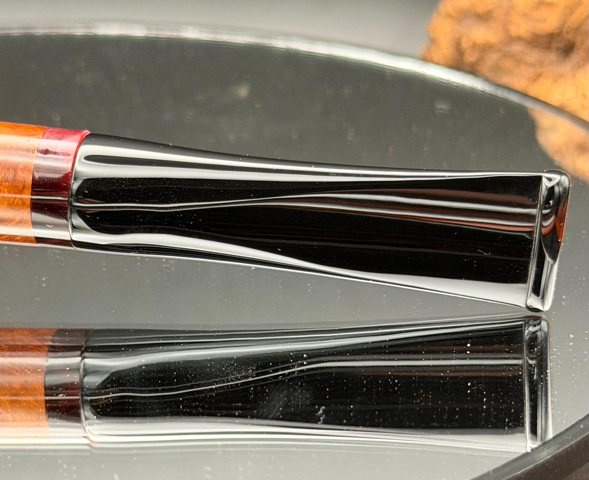 Handmade briar tobacco pipe