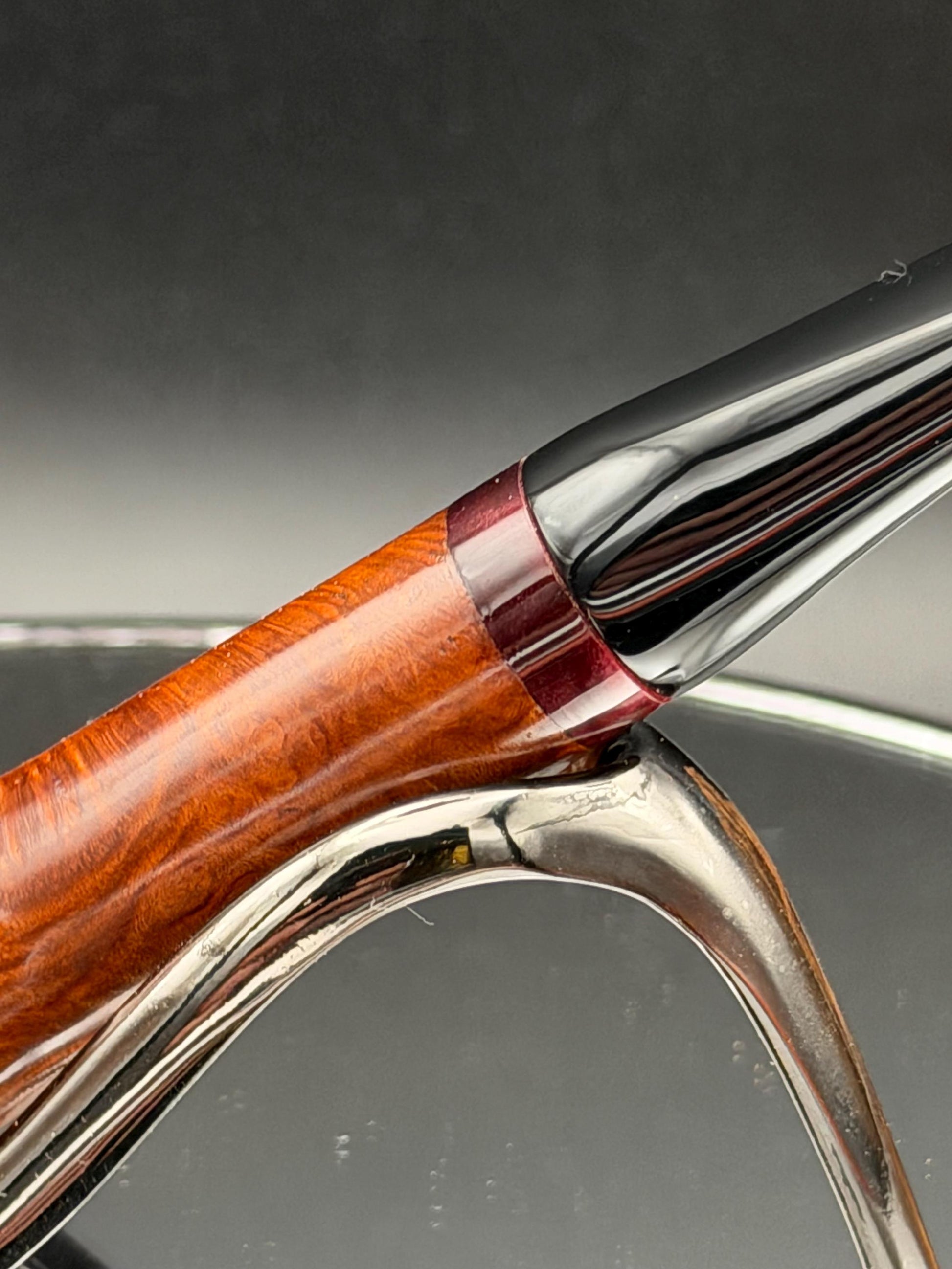 Handmade briar tobacco pipe