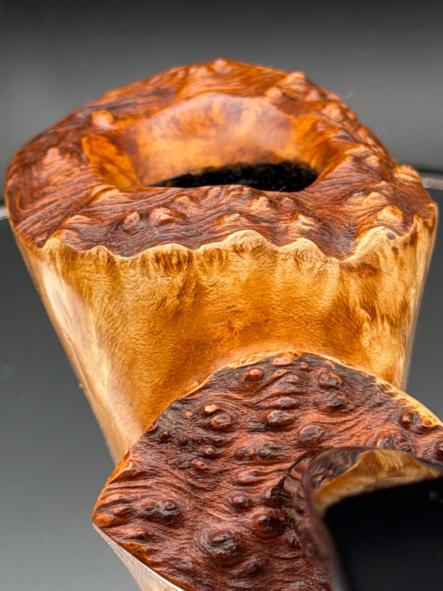 Handmade briar tobacco pipe