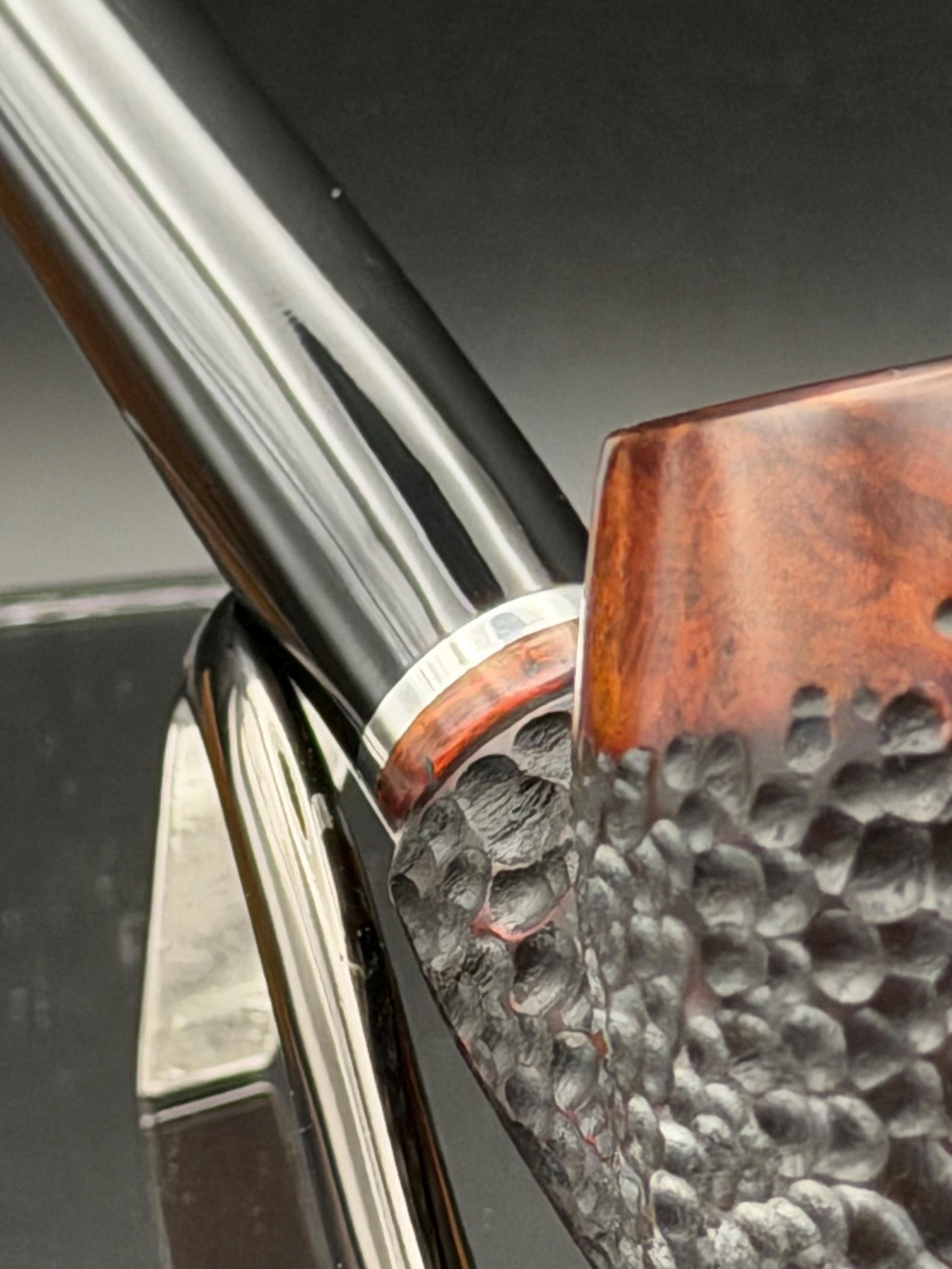 Handmade briar tobacco pipe