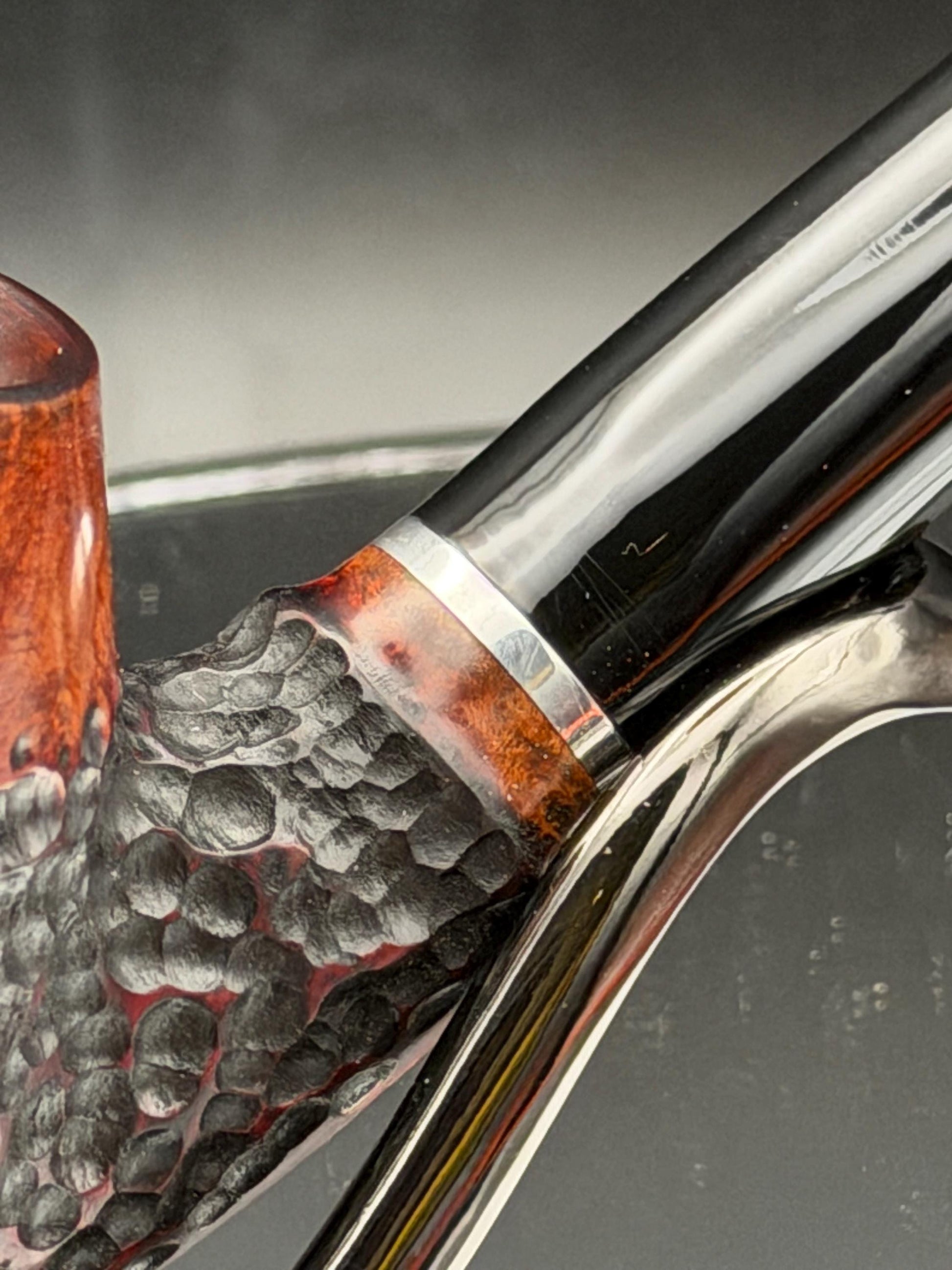 Handmade briar tobacco pipe