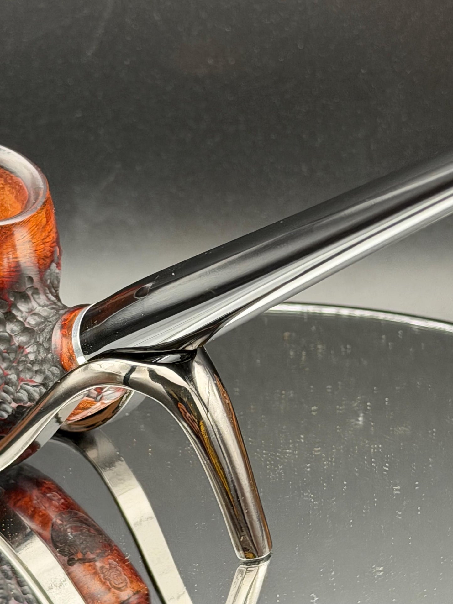 Handmade briar tobacco pipe