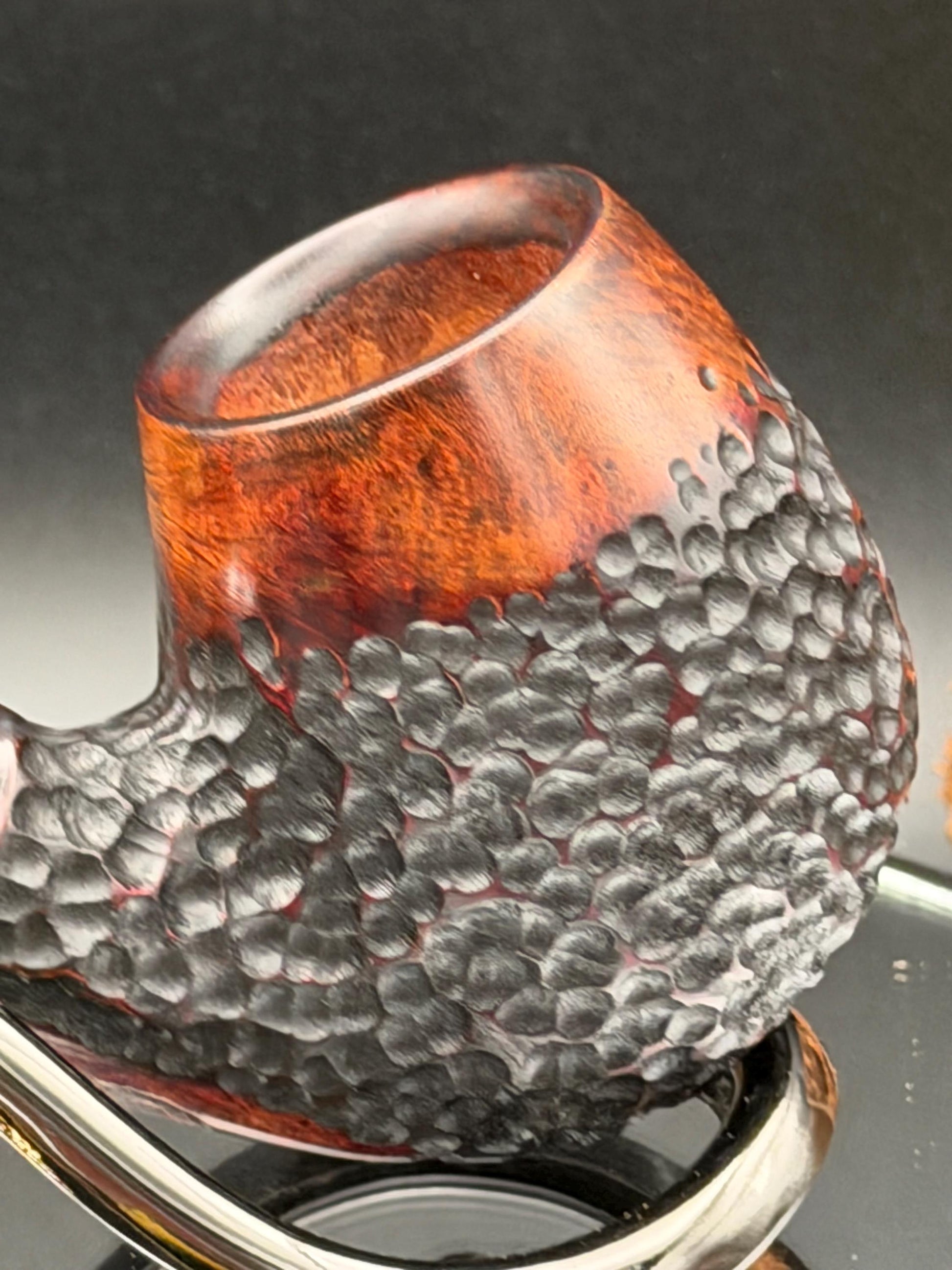 Handmade briar tobacco pipe